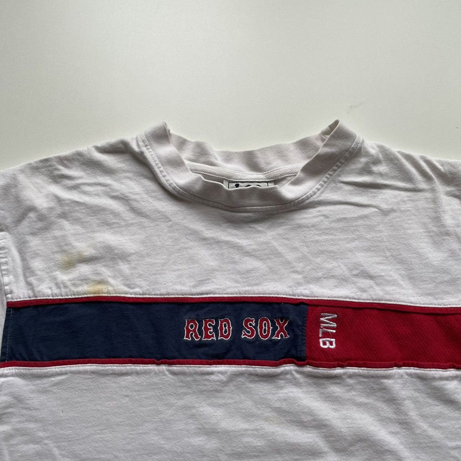 Lee × MLB × Vintage Vintage 90s Boston Red Sox MLB Graphic T Shirt Large White Size US L / EU 52-54 / 3 - 2 Thumbnail