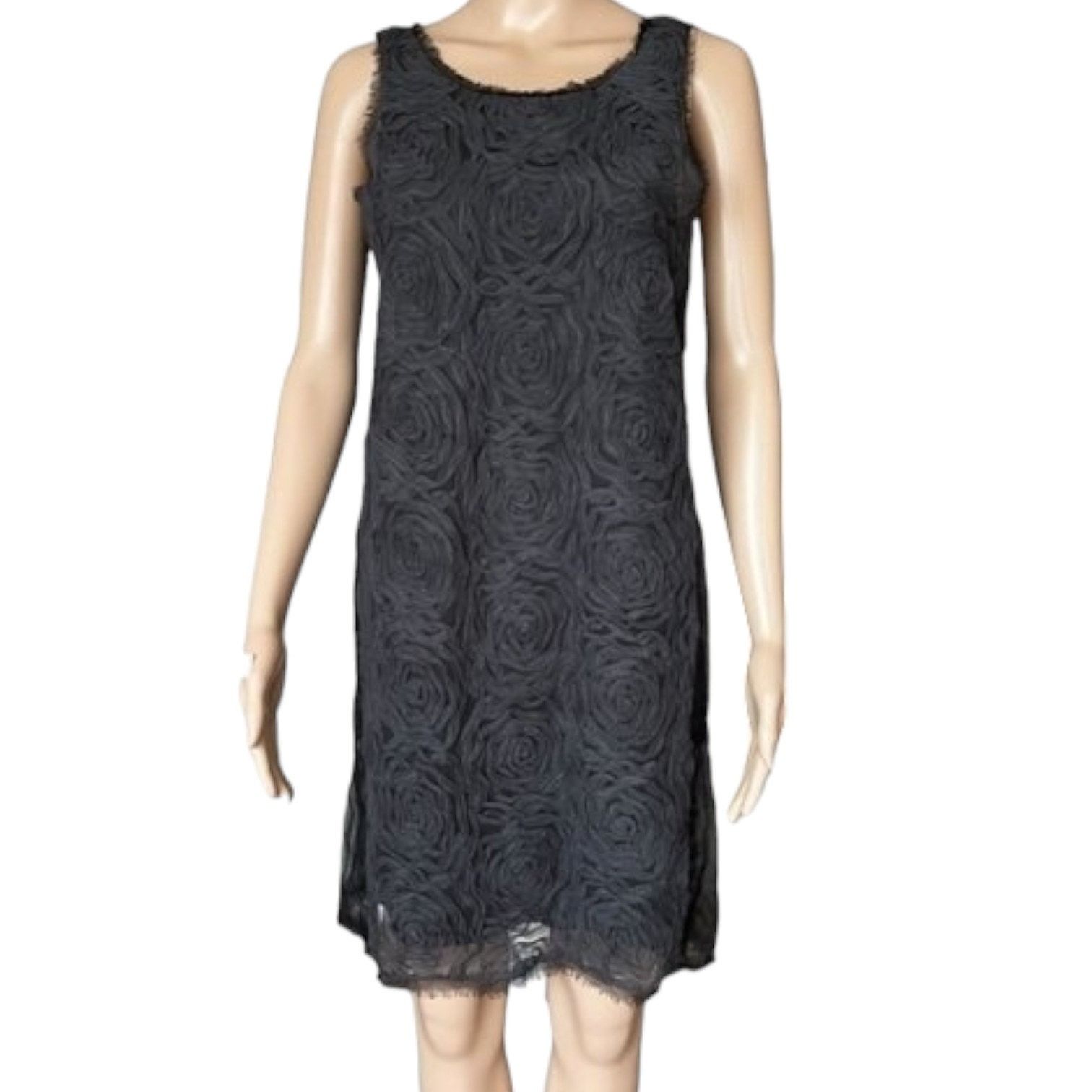 J.Crew J.CREW Gray Tulle Floral Patterned Sleeveless Dress, US0 Size XS / US 0-2 / IT 36-38 - 5 Thumbnail