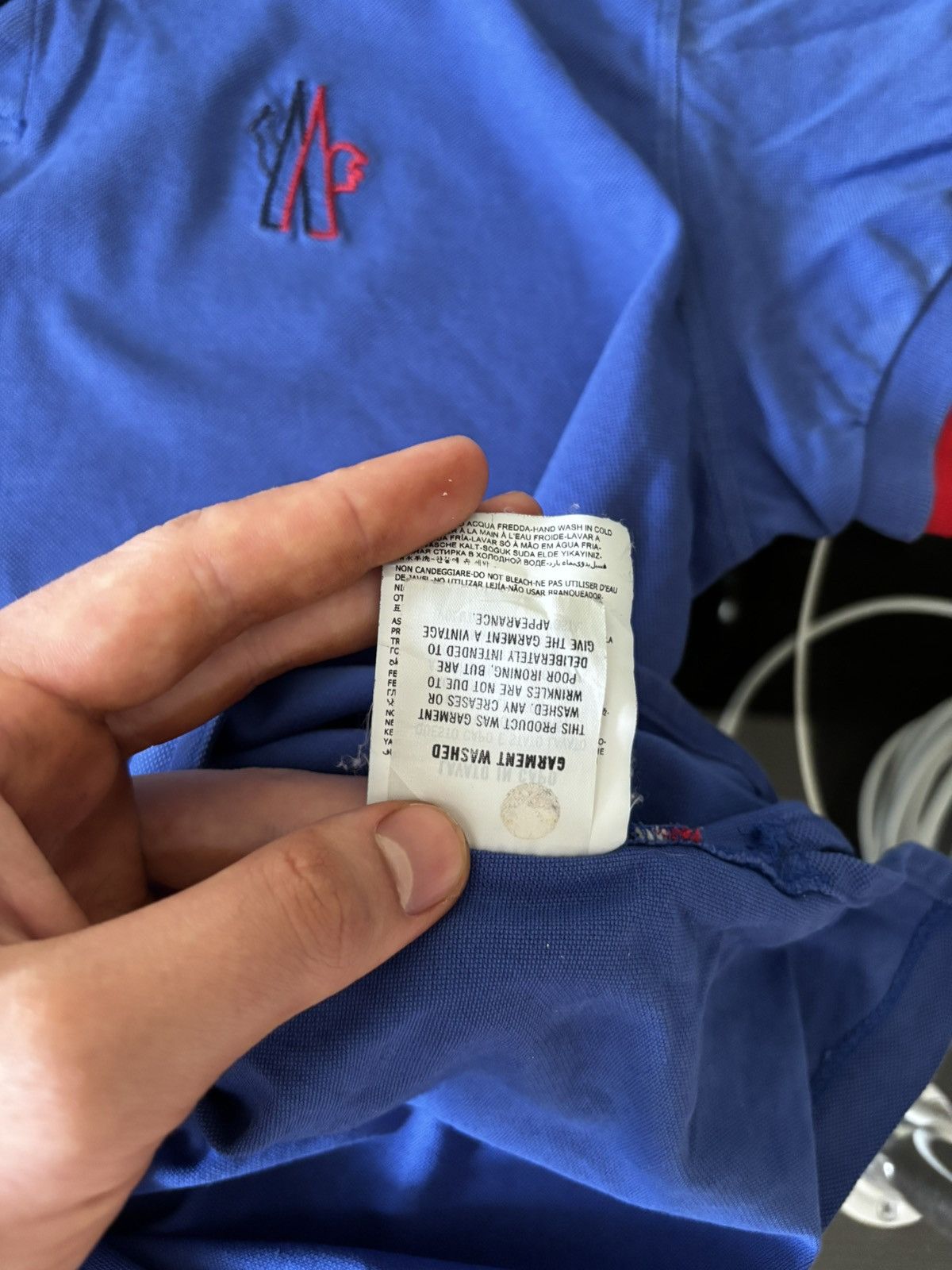 Moncler 🔥 Moncler Polo T-shirt 🔥 Size US L / EU 52-54 / 3 - 15 Thumbnail