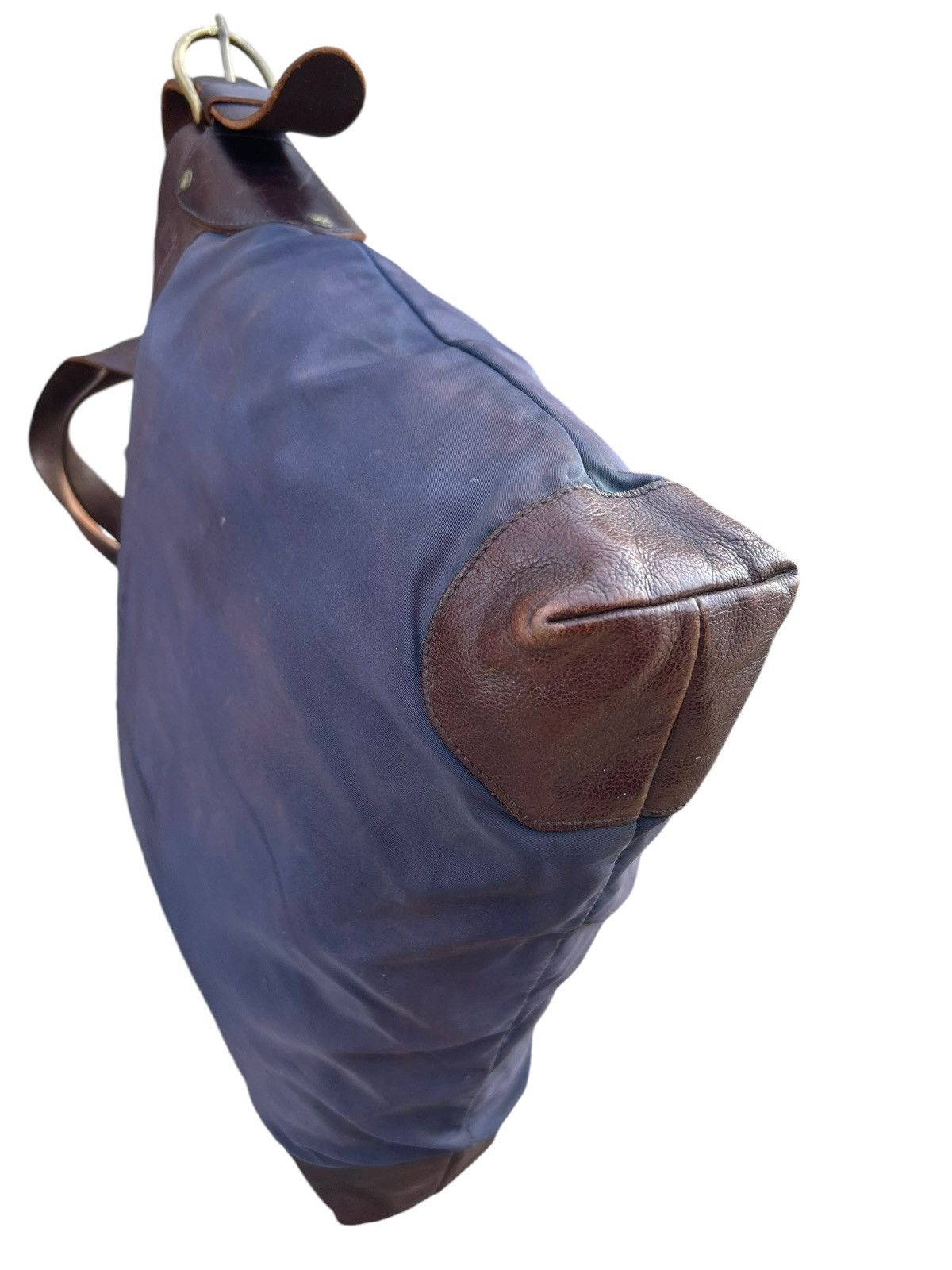 Il Bisonte Vintage IL BISONTE Sun Faded Nylon Leather 2 Way Bag Size ONE SIZE - 14 Thumbnail