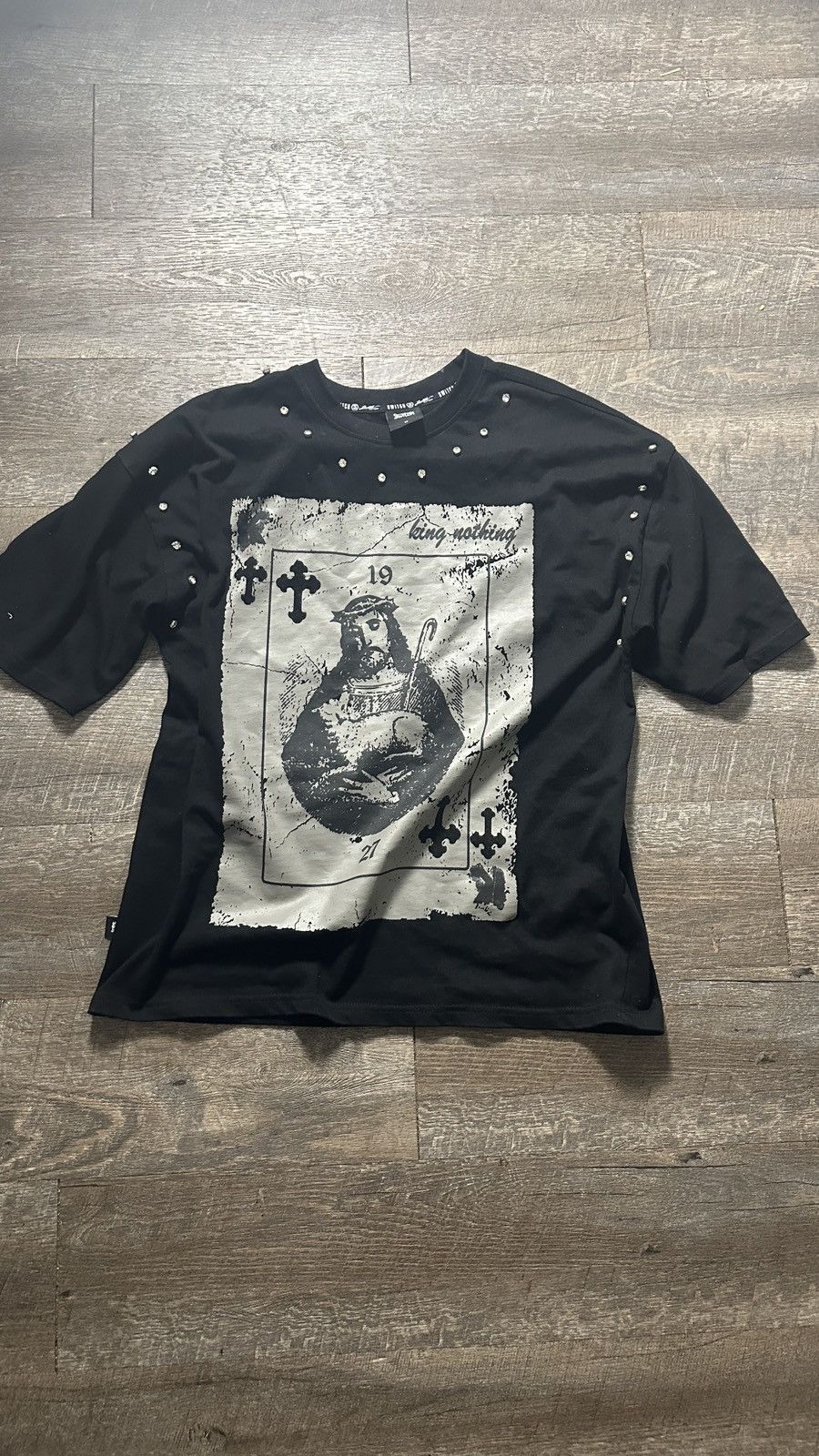 Other Black Cropped Tee Shirt Size US M / EU 48-50 / 2 - 1 Thumbnail