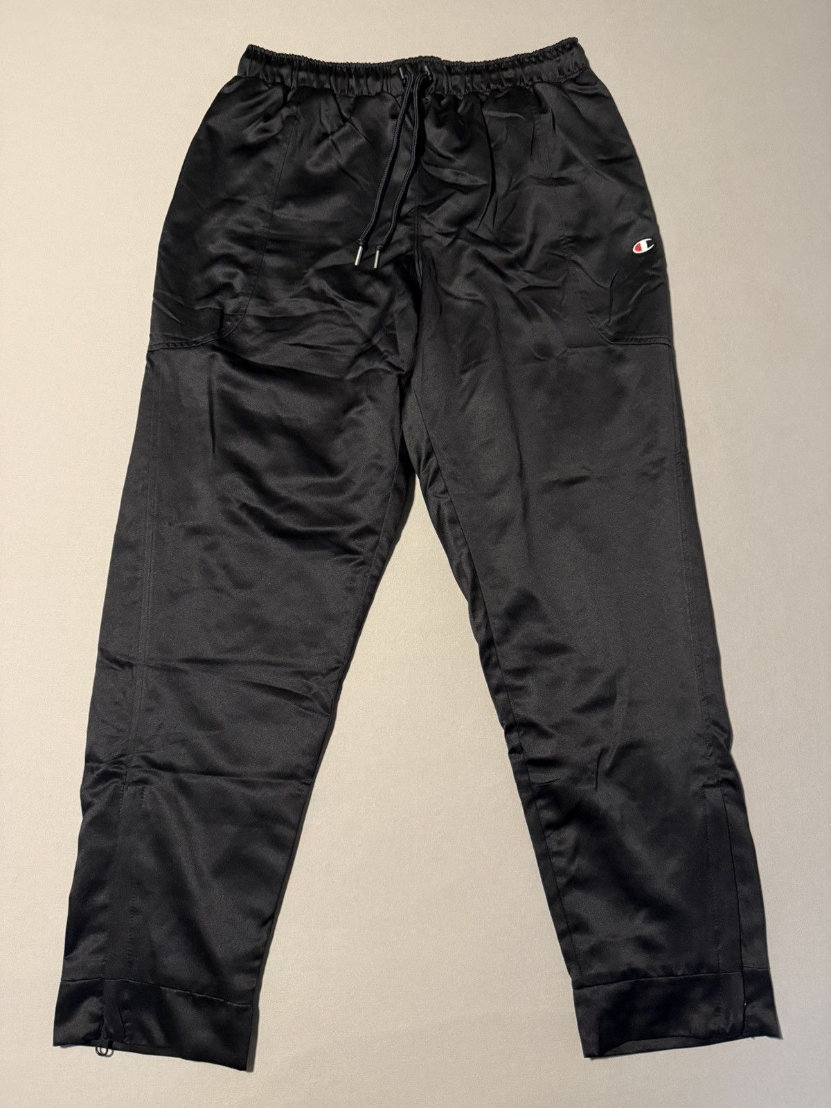 Champion Vintage Champion Satin Double Logo Track Pants VNDS Size US 34 / EU 50 - 1 Thumbnail