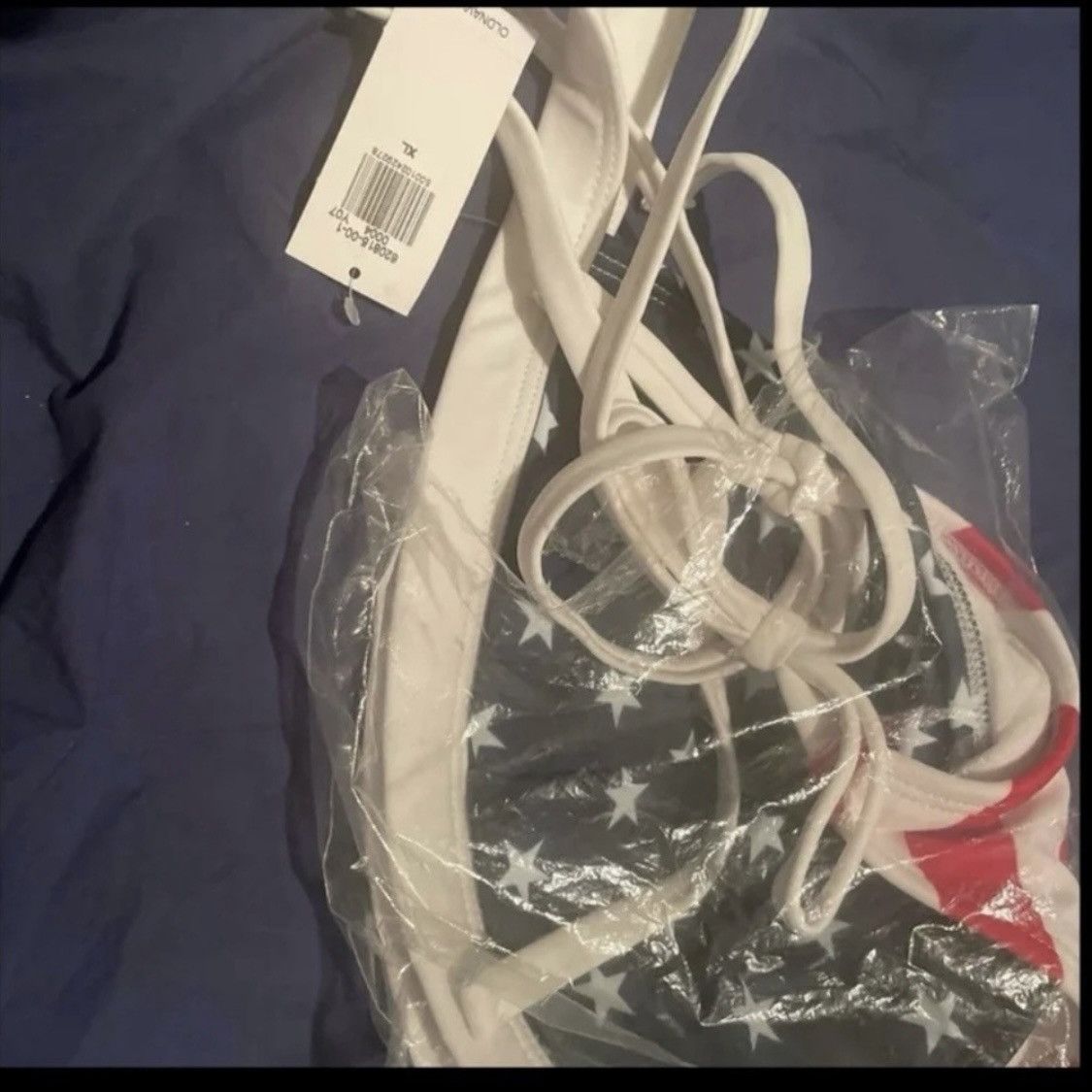 Old Navy Patriotic American Flag Bikini Old Navy Women’s XL July 4th Size ONE SIZE - 2 Thumbnail