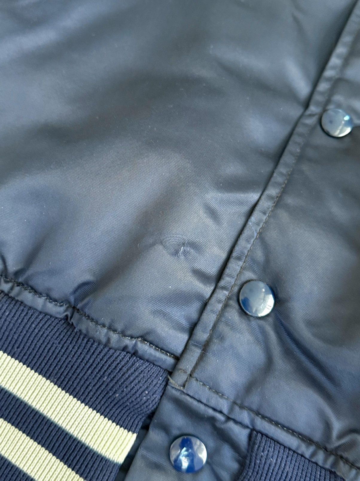 Vintage Vtg 70’ Yankees NY Satin Bomber Jacket Size US L / EU 52-54 / 3 - 14 Thumbnail