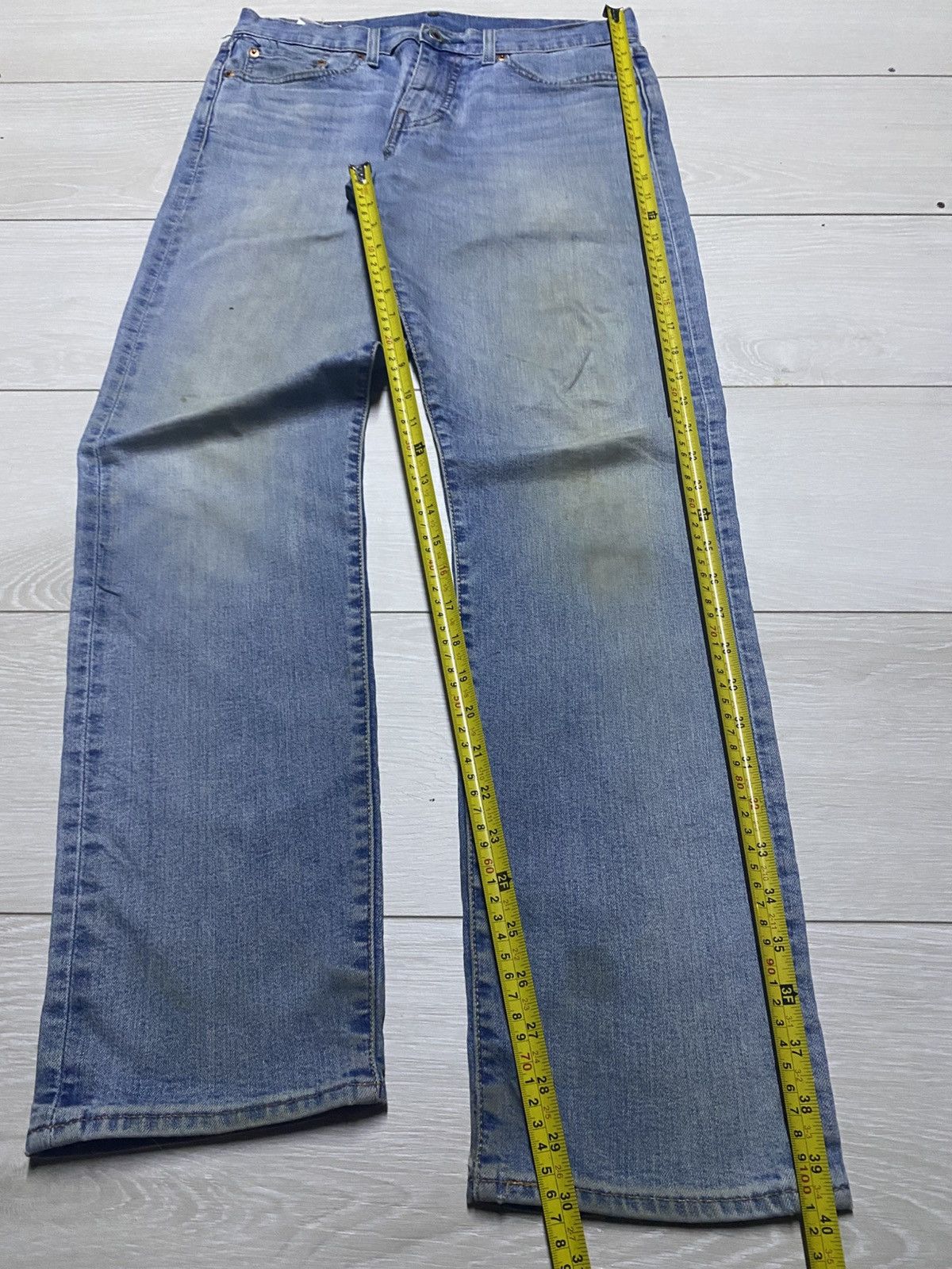 Levi's Vintage Levis 502 Faded Wash Distressed Slim Fit Size US 30 / EU 46 - 14 Thumbnail