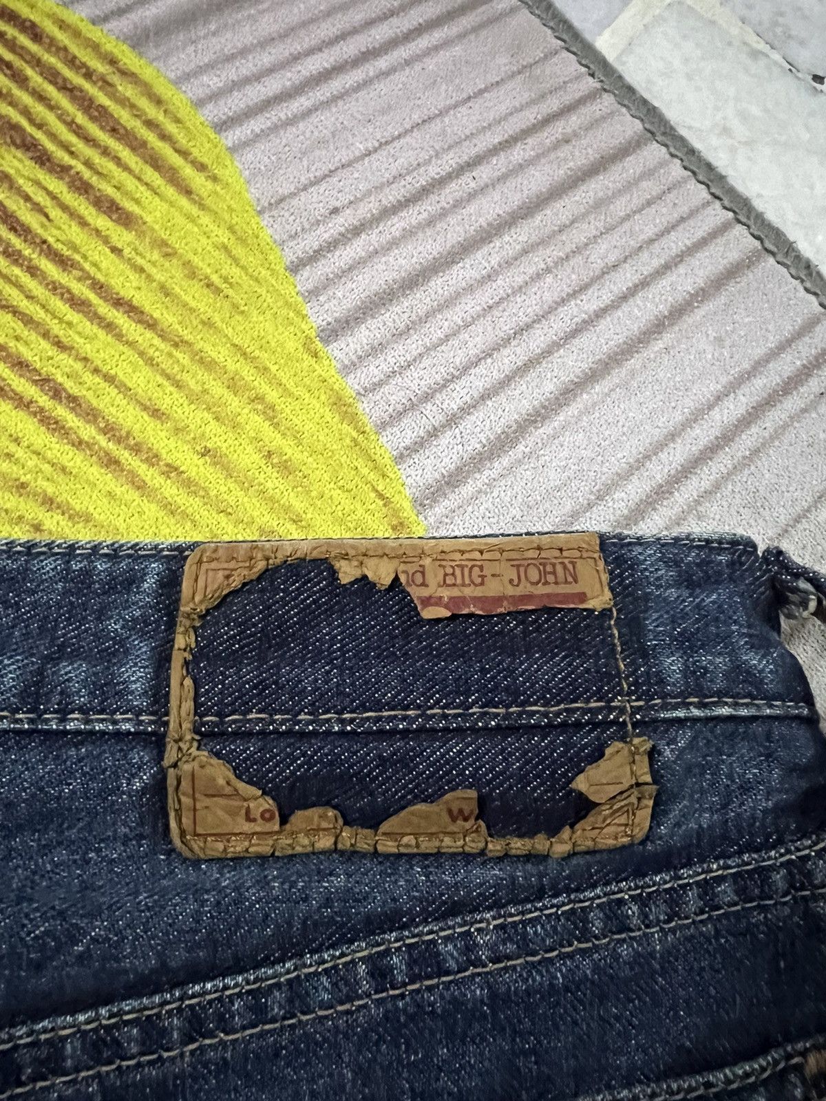 Big John × If Six Was Nine × Japanese Brand 💥RARE💥VINTAGE BIG JOHN SPLATTER / PAINTER JEANS JAPAN Size US 28 / EU 44 - 8 Thumbnail