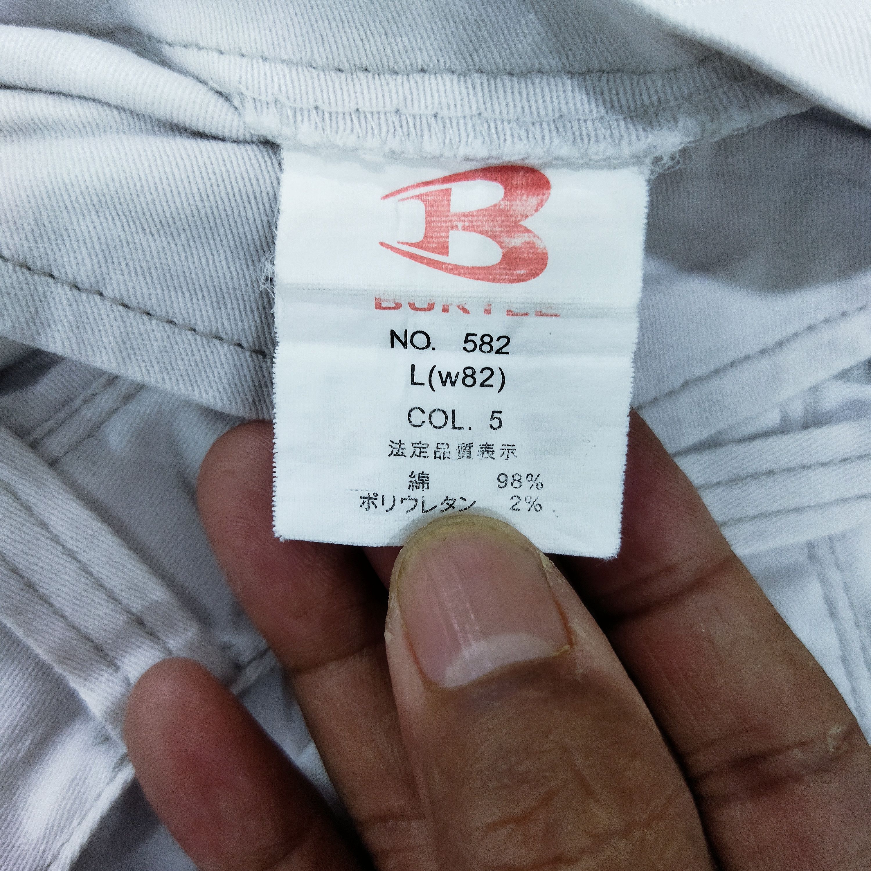 Japanese Brand BURTLE WORK WARE FADED WHITE CARGO PANTS Size US 32 / EU 48 - 11 Thumbnail