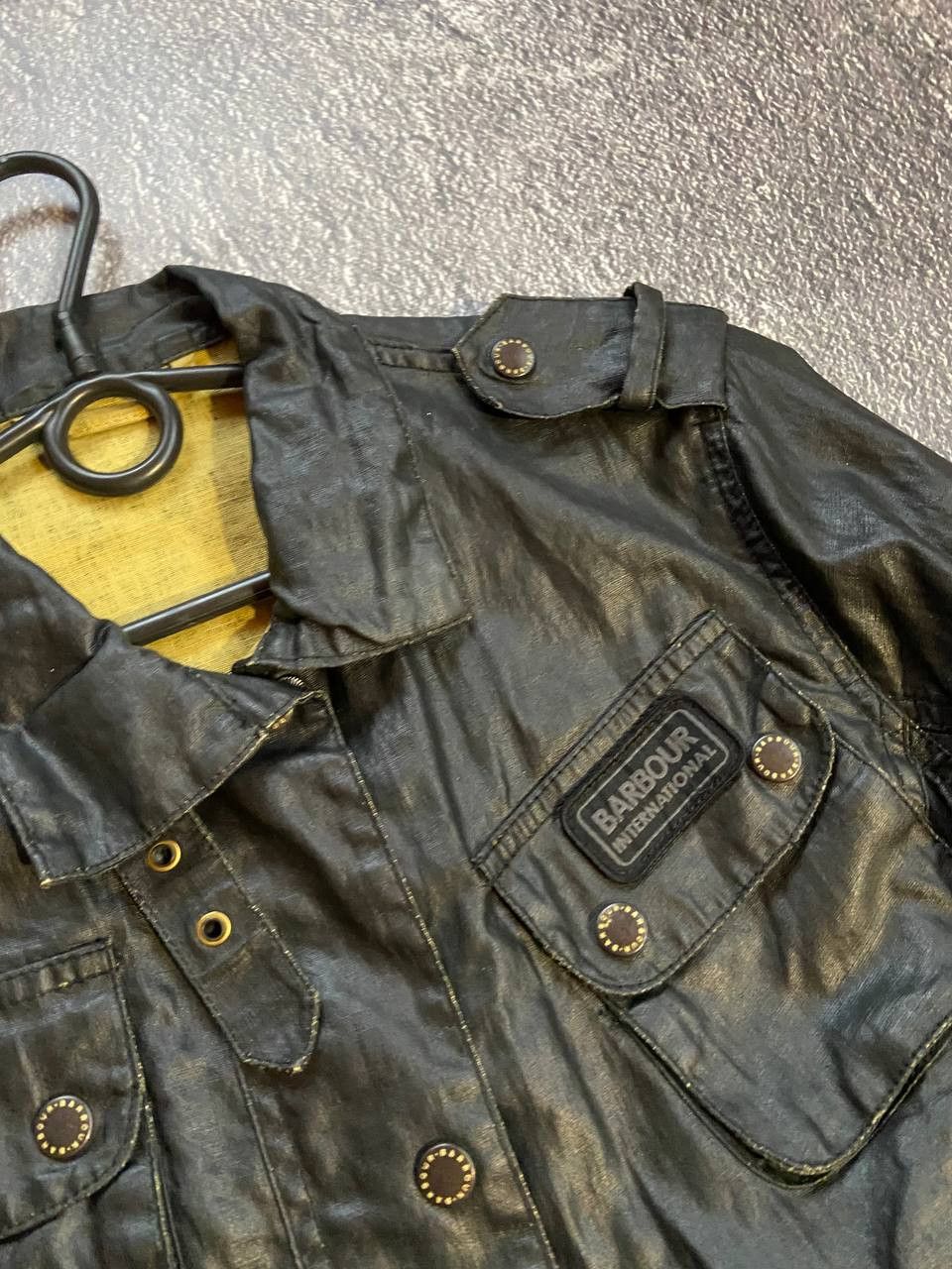 Barbour Barbour International Duralinen waxed jacket Size M / US 6-8 / IT 42-44 - 2 Thumbnail