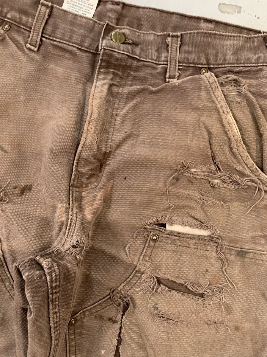Carhartt Rare sunfade vintage carhartt double knee b136 dkb Size US 34 / EU 50 - 5 Thumbnail