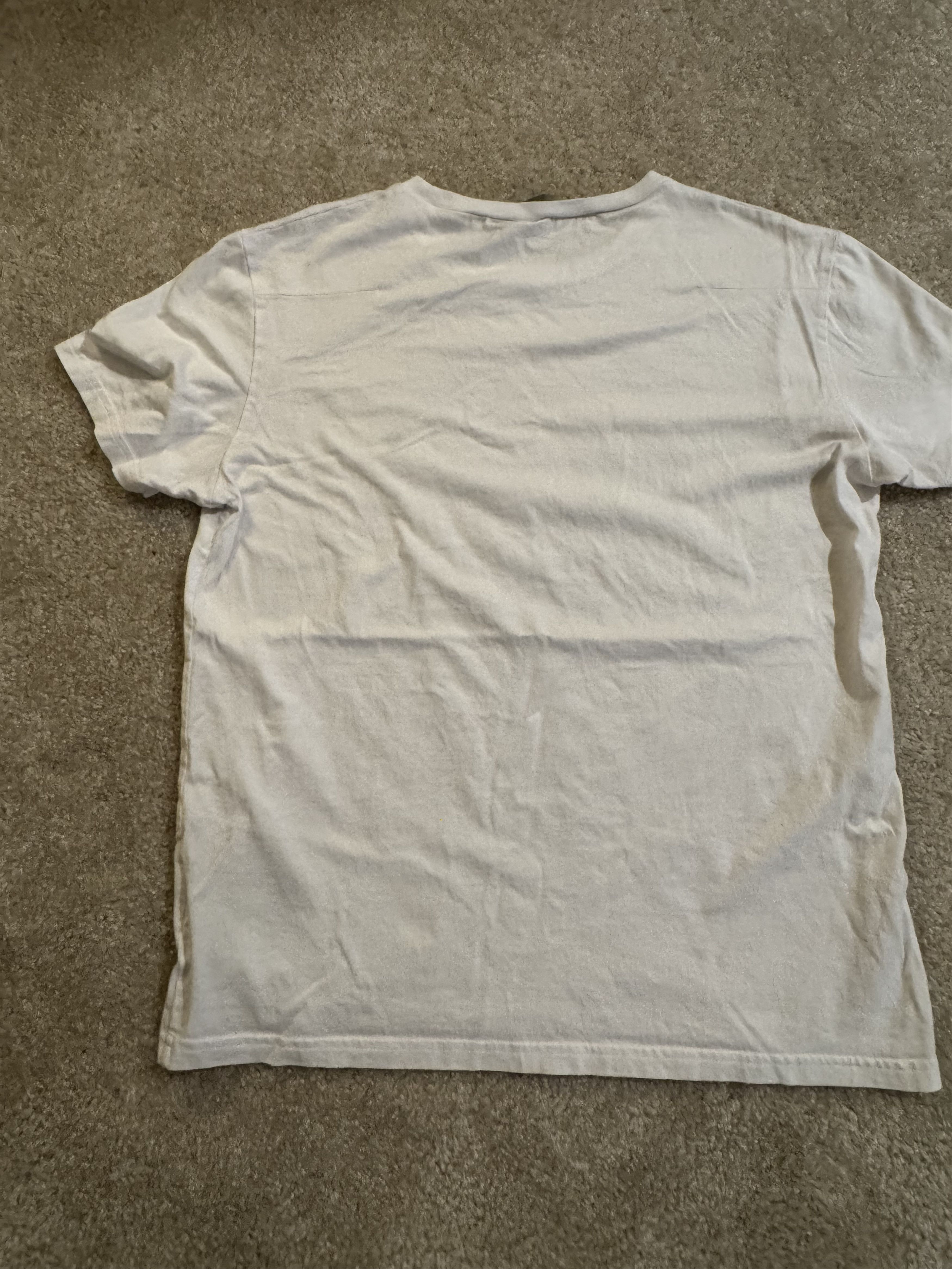 Dior Dior White Cotton Jersey Tee with Bee Embroidery Size US M / EU 48-50 / 2 - 3 Thumbnail