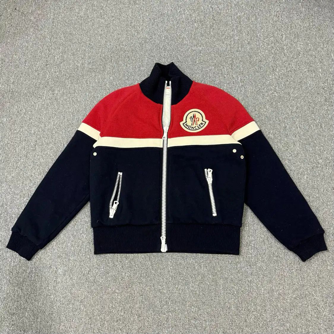 Moncler L Size Black Cotton Men's Jacket, Men's