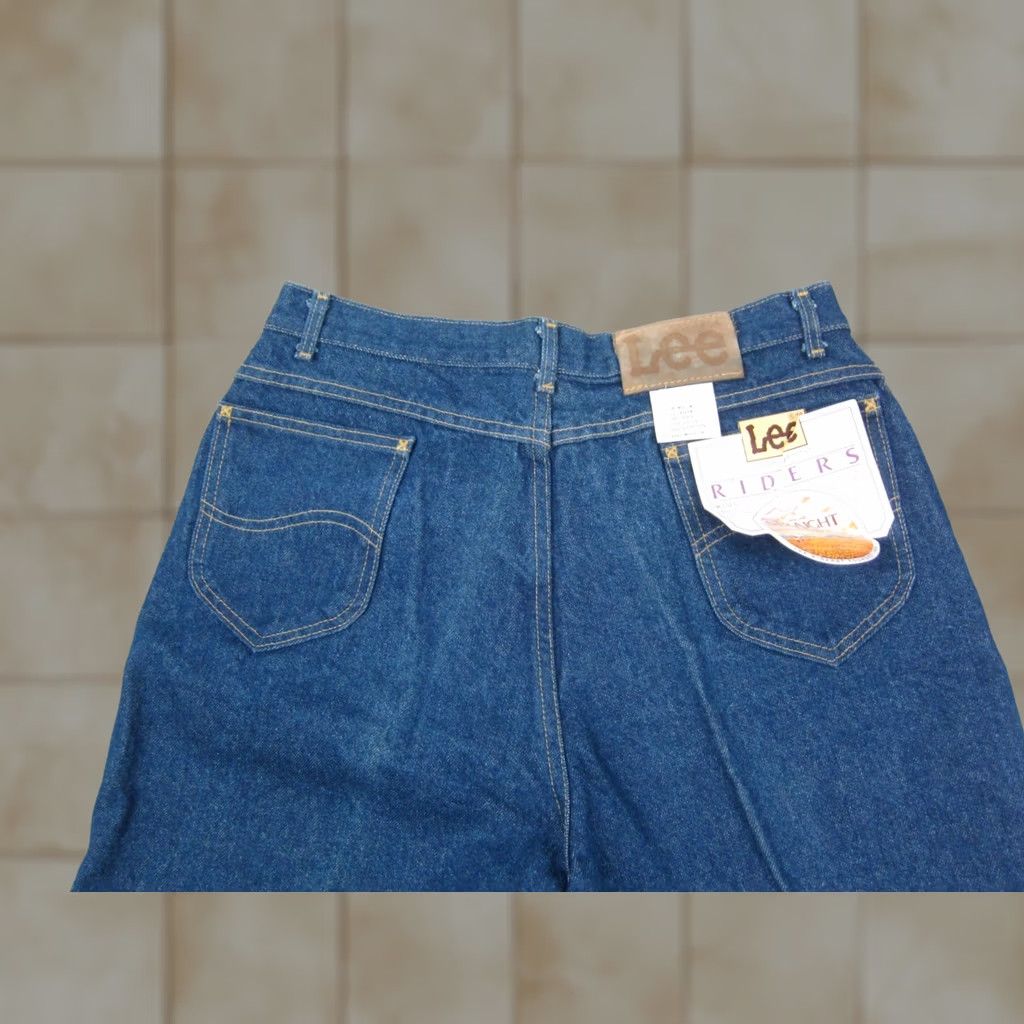 Lee VINTAGE LEE Riders Jeans Womens 18 Blue Denim Straight 80s 90s United States Jeans Mens Womens Girls Size 40" / US 18 - 1 Thumbnail
