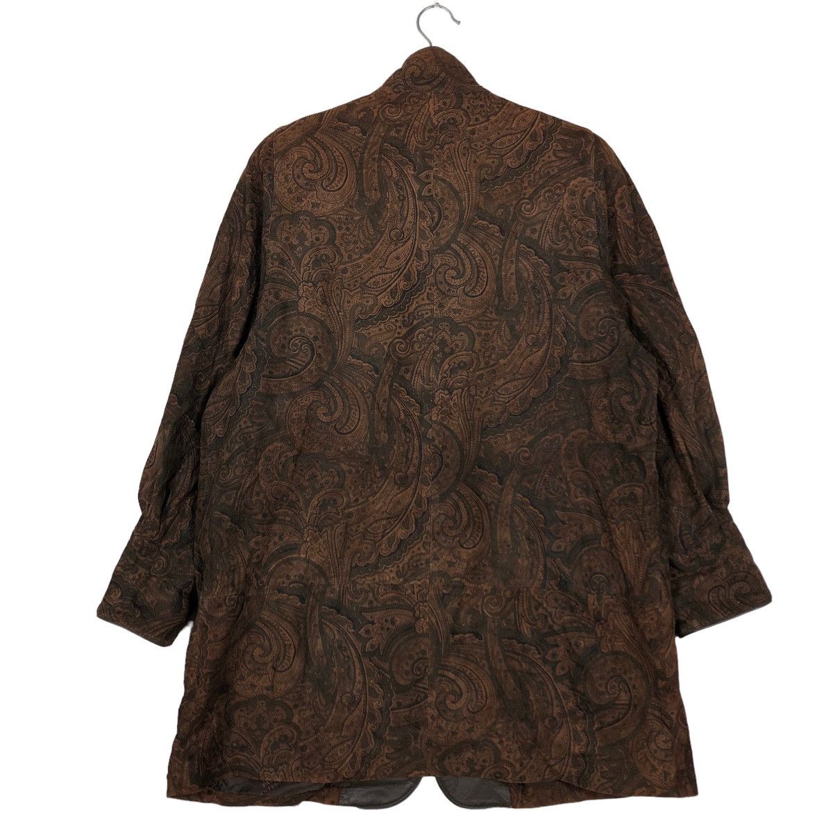 Japanese Brand 🔥90’s Navajo Aztec Over Print Suede Jacket Fabio Mantegazza Size US M / EU 48-50 / 2 - 8 Thumbnail