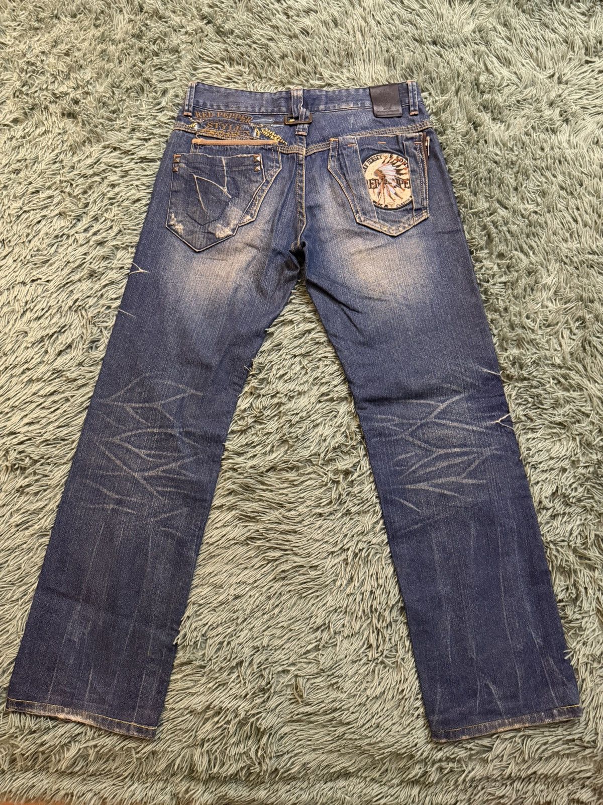 Other DENIM JEANS RED PEPPER Jeans Vintage Denim "INDIAN" Size 32 Size US 32 / EU 48 - 1 Thumbnail