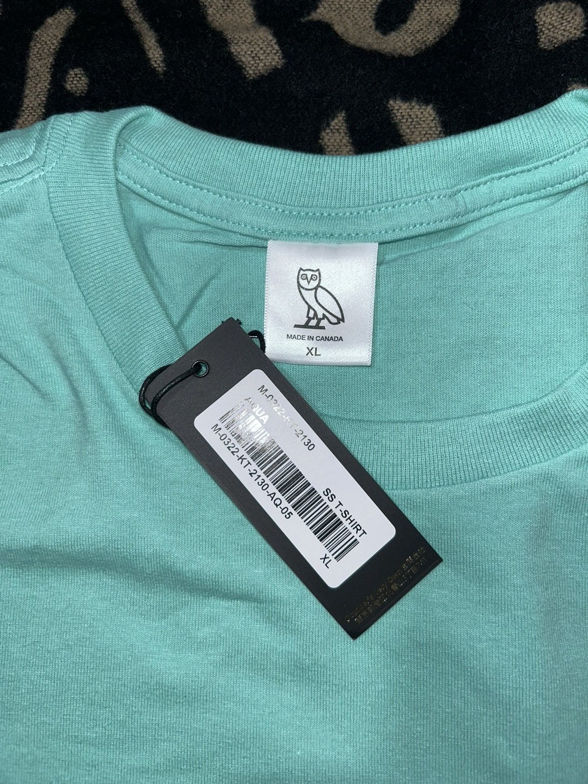 Drake × October's Very Own Aqua Owl Graphic Tshirt Size US XL / EU 56 / 4 - 4 Thumbnail