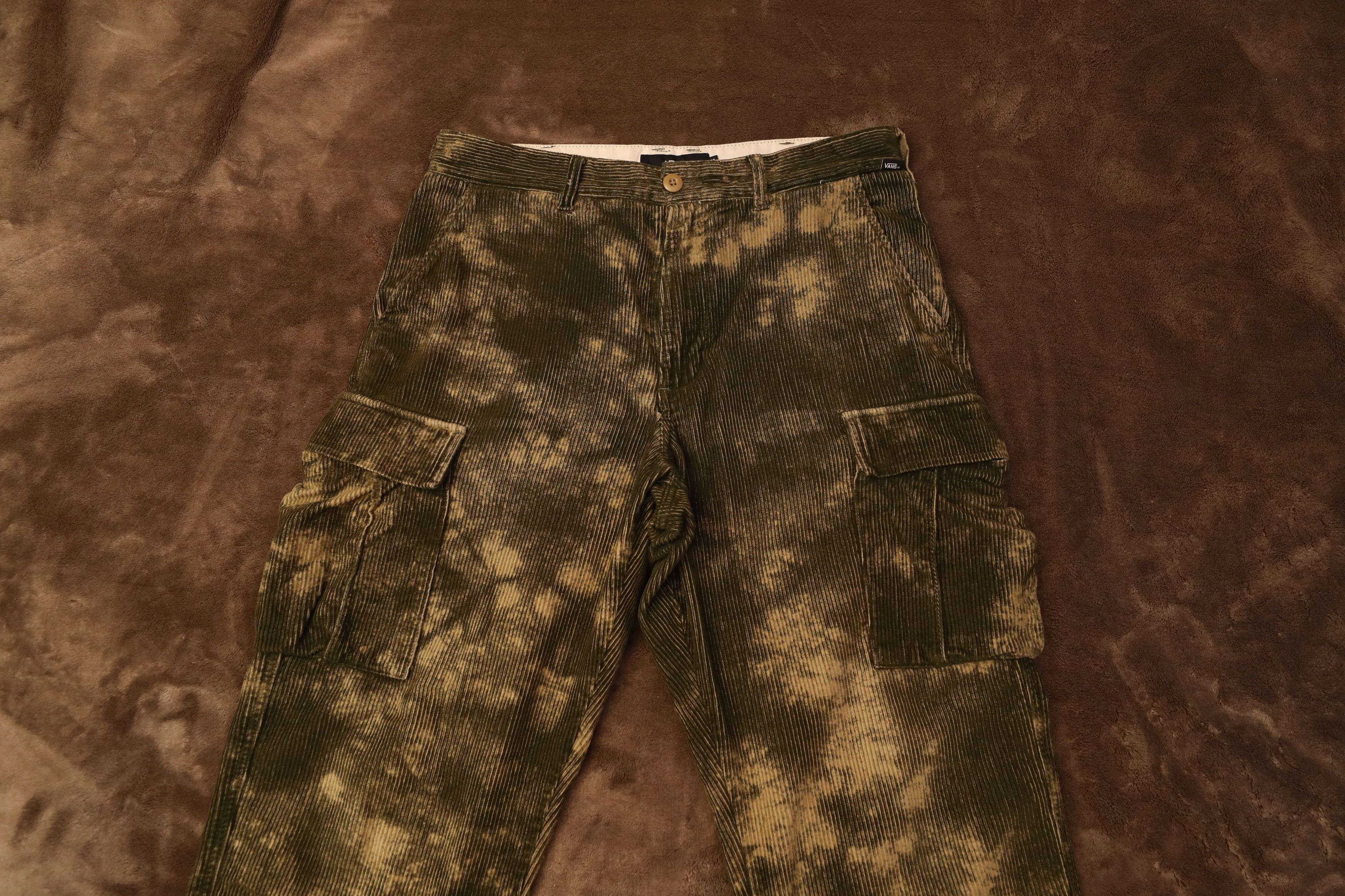 Vans Vans Corduroy Loose Tapered Tie Dye Cargo Pants (32) Size US 32 / EU 48 - 4 Thumbnail