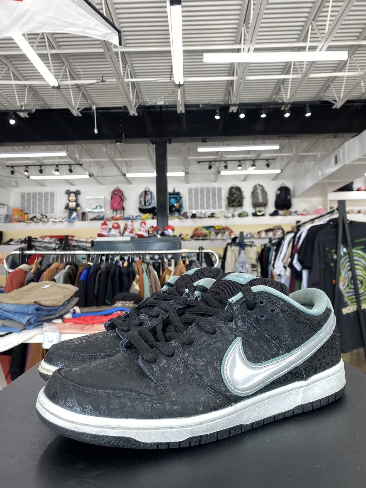 image of Nike Sb Dunk Low S.p.o.t. X Lance Mountain Sz. 10 (2013) Shoes in Black, Men's