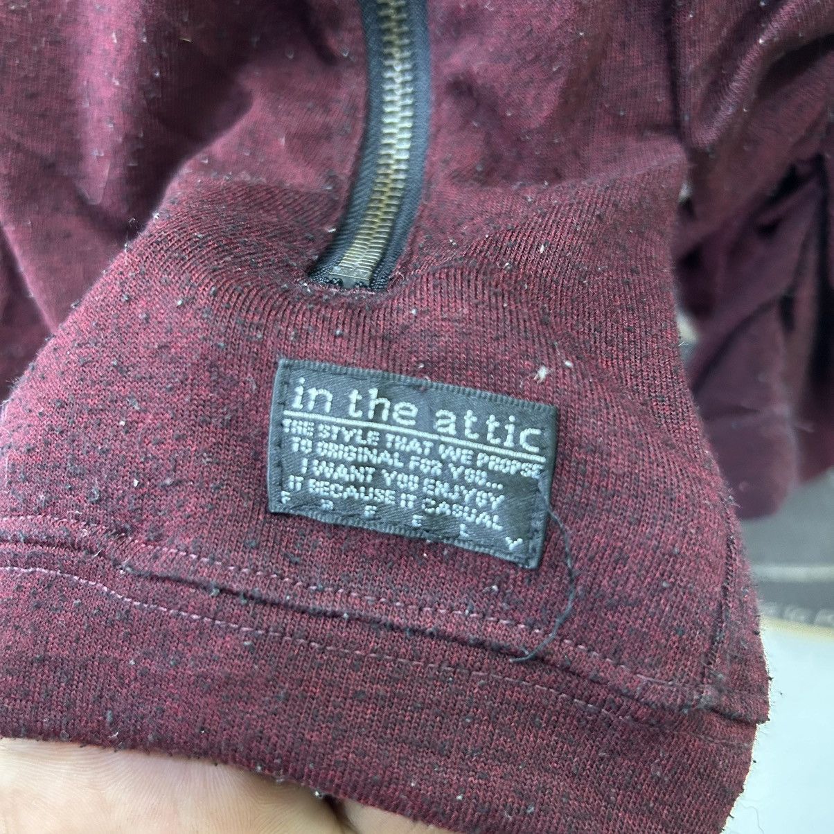 In The Attic Vintage In The Attic Zipper Design Sweater Size US S / EU 44-46 / 1 - 7 Thumbnail