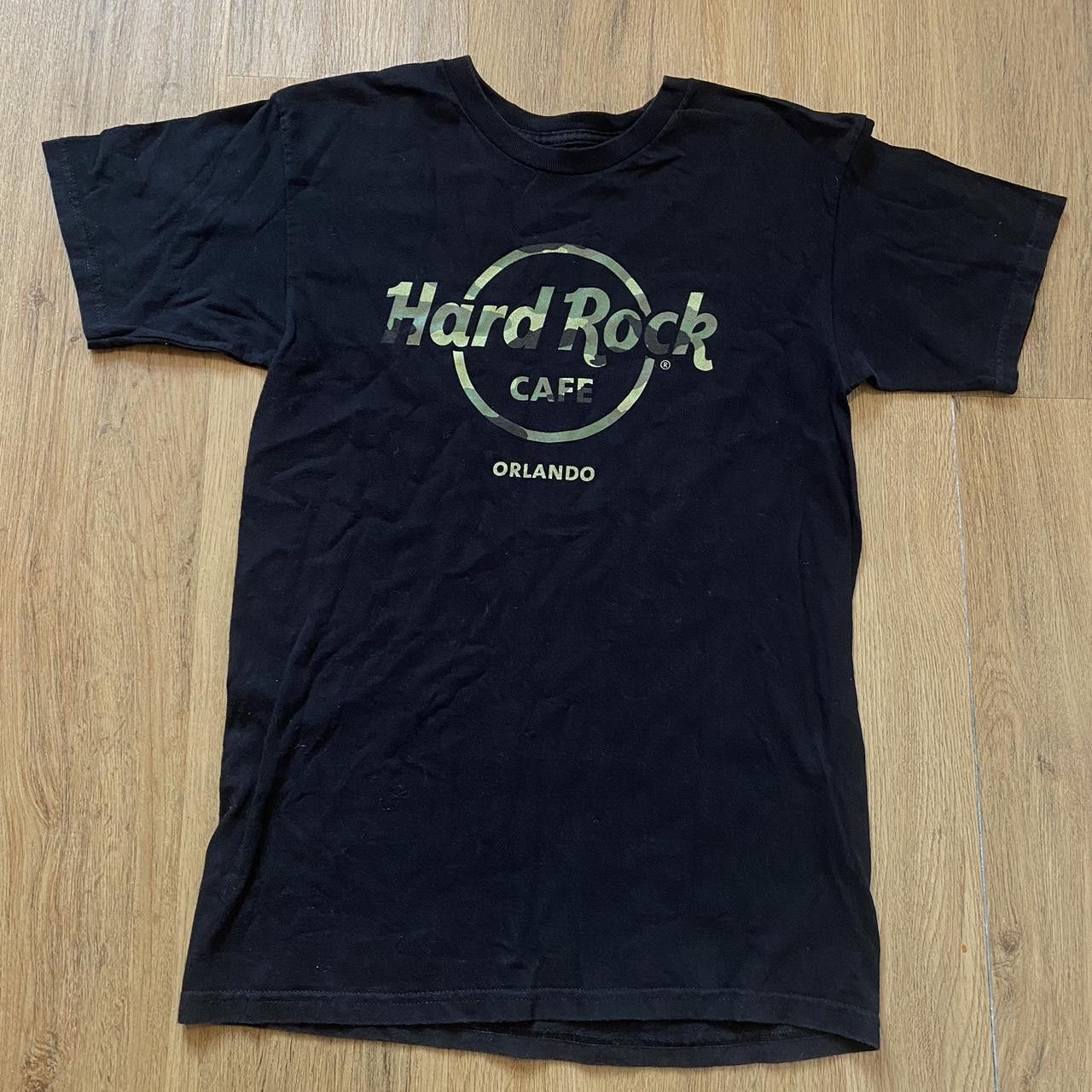 Hard Rock Cafe Hard Rock Cafe Orlando black t-shirt with gold logo Size US S / EU 44-46 / 1 - 1 Thumbnail