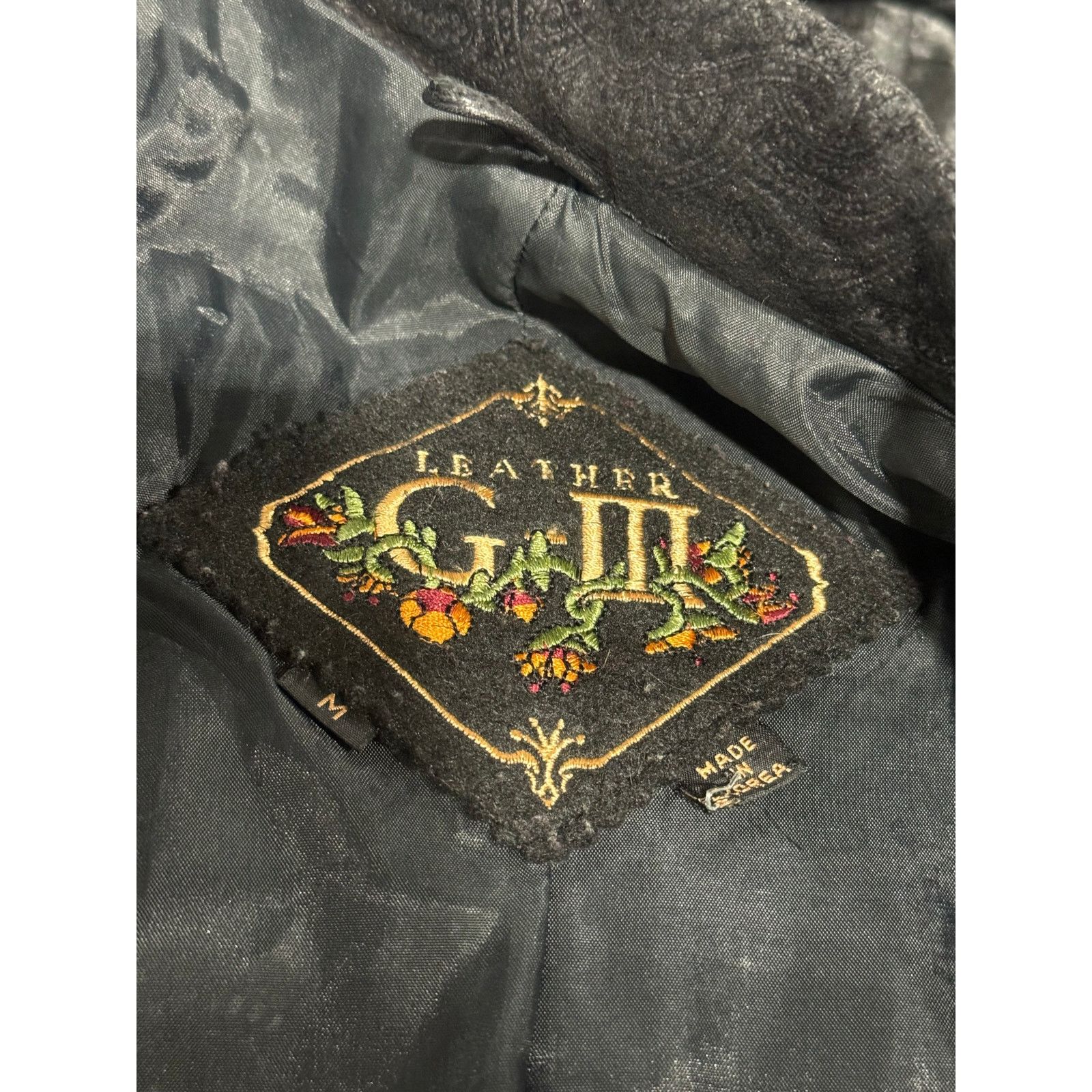 Vintage VTG LEATHER JACKET Size M / US 6-8 / IT 42-44 - 9 Thumbnail