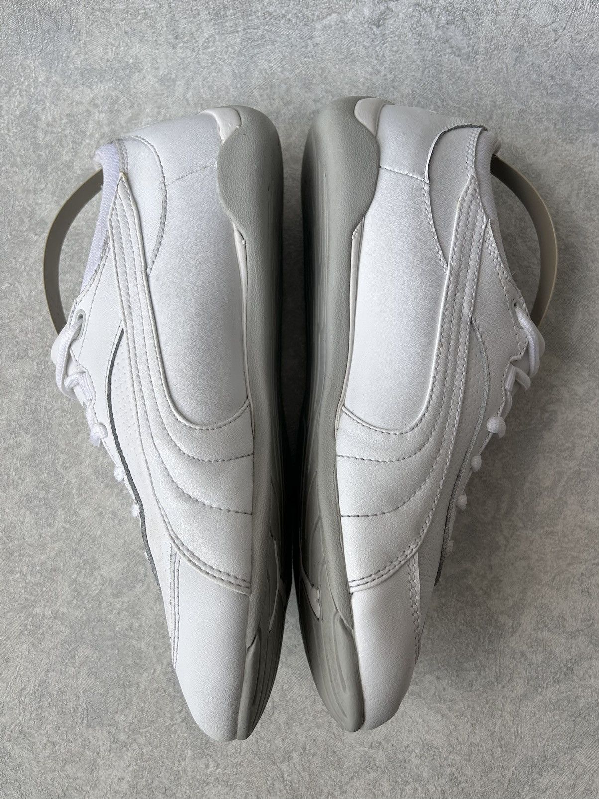 Puma Y2K Puma Speedcat White Leather Low Top Sneakers Size US 8.5 / IT 38.5 - 6 Thumbnail