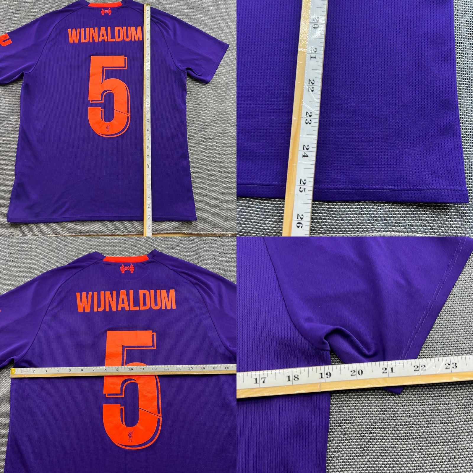 New Balance Liverpool 2018 2019 Away Wijnaldum Football Jersey Mens Small Adult New Balance Size US L / EU 52-54 / 3 - 10 Thumbnail