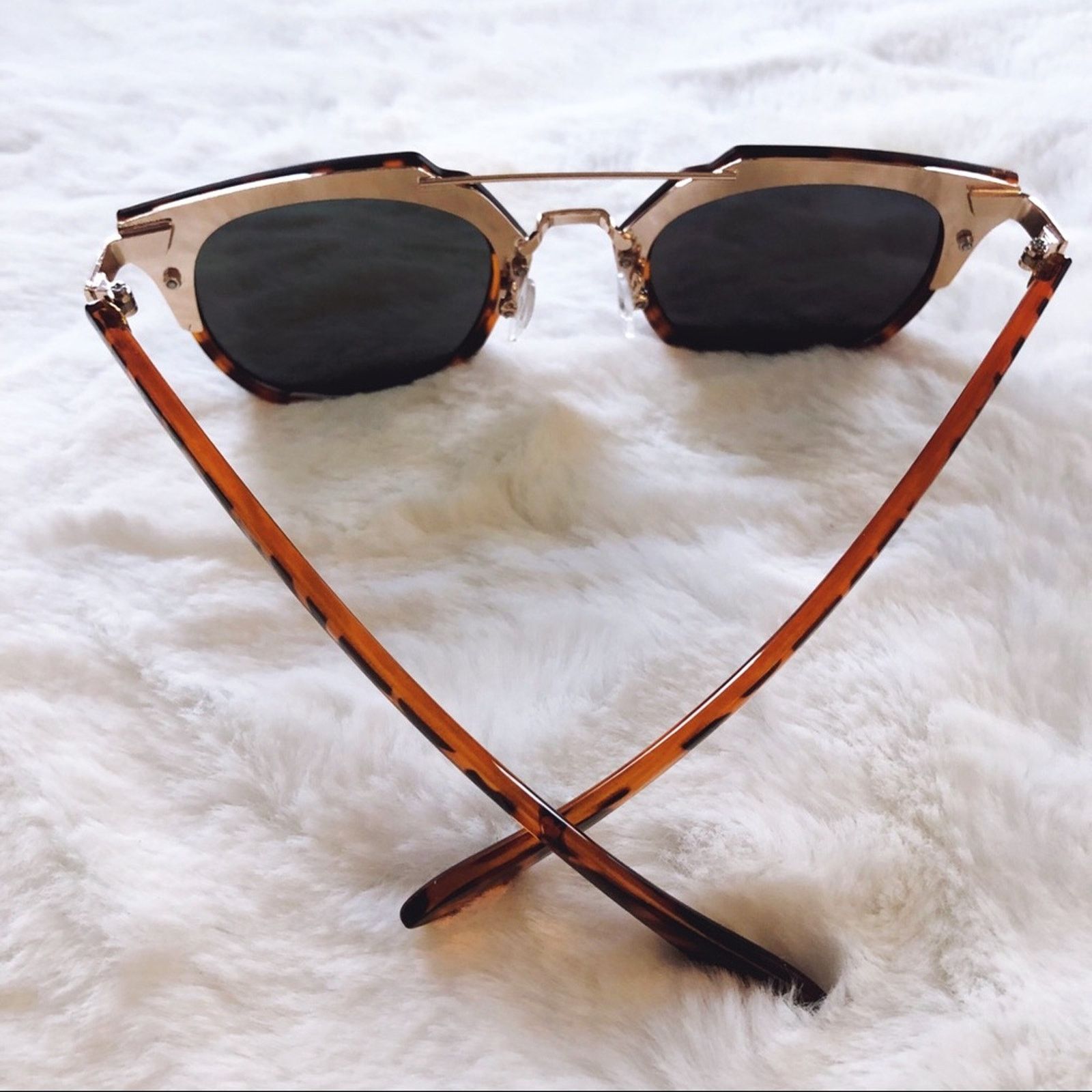 Other Margo Tortoise Brown Brow Bar Sunglasses Size ONE SIZE - 9 Thumbnail