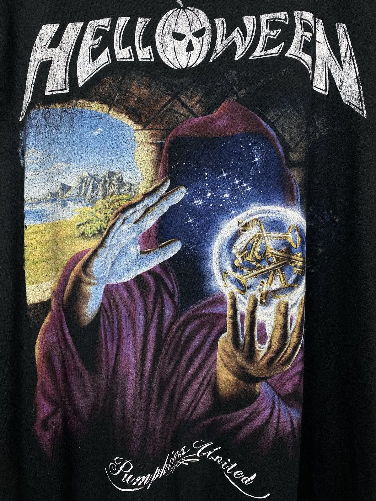 Band Tees Vintage Helloween The Legend Lives One World Tour Rock Tee Size US S / EU 44-46 / 1 - 2 Thumbnail