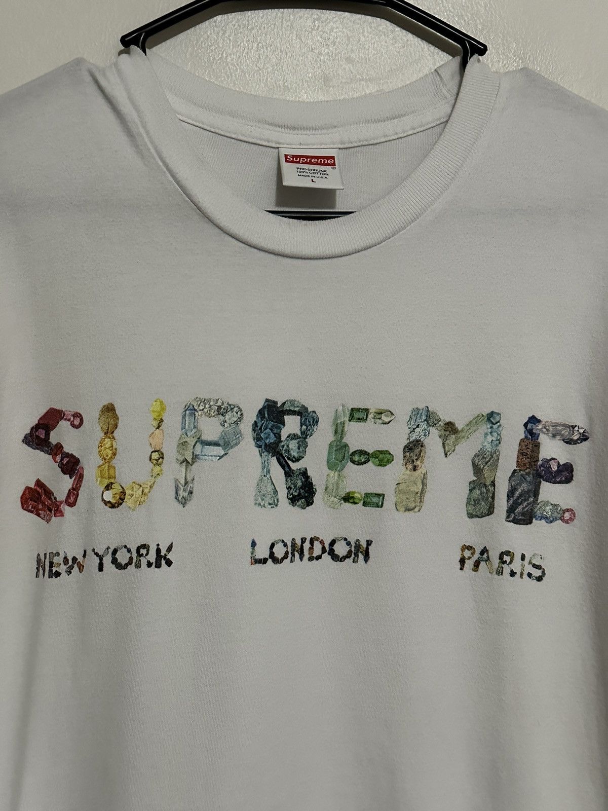 Supreme Supreme Rocks Tee Size US L / EU 52-54 / 3 - 2 Thumbnail