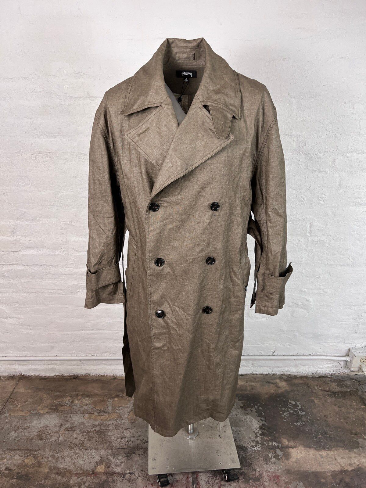 Stussy Trench Coat | Grailed