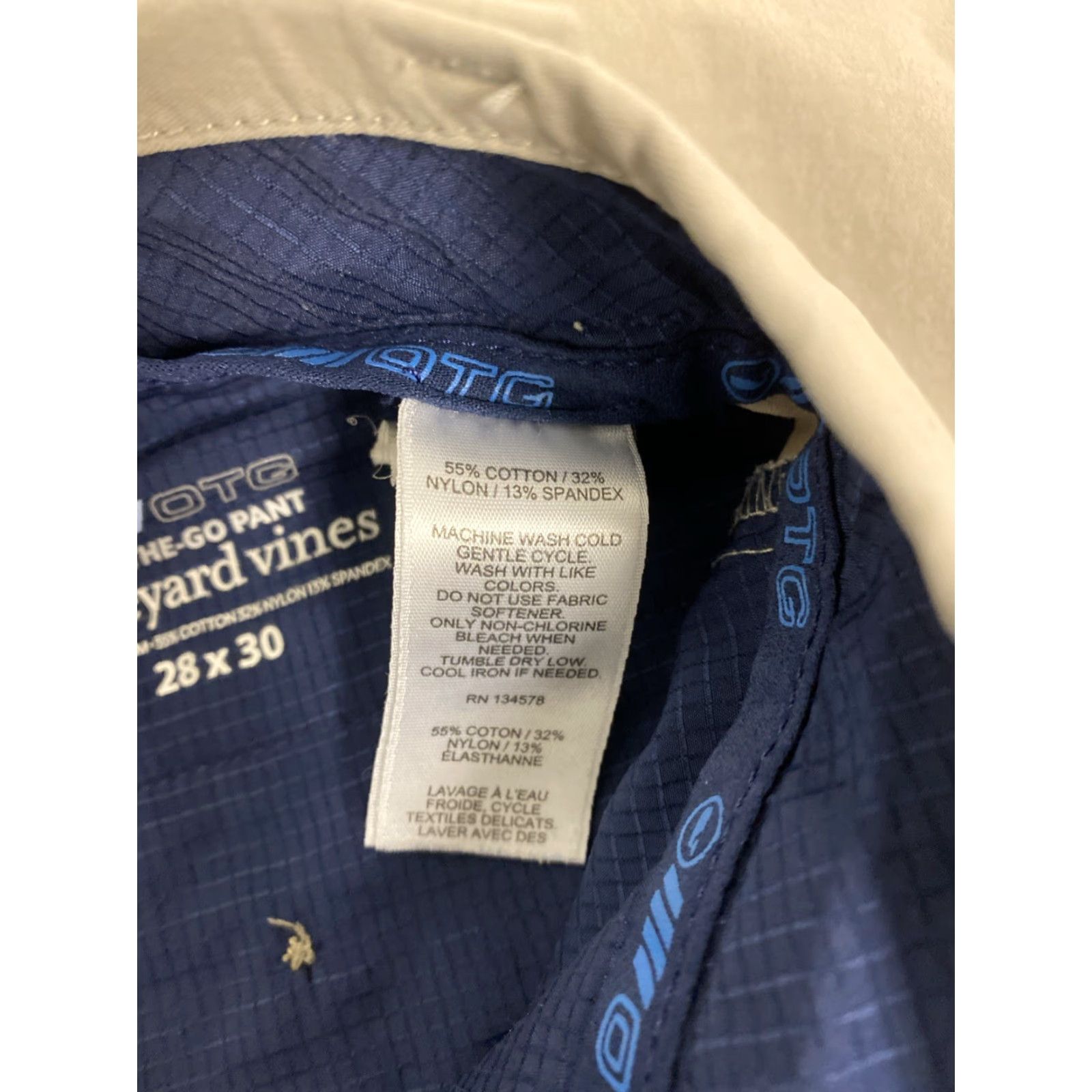 Vineyard Vines Vineyard Vines Pants Mens 28x30 Gray Performance Chinos Golf Stretch Preppy/0643 Size US 28 / EU 44 - 7 Thumbnail