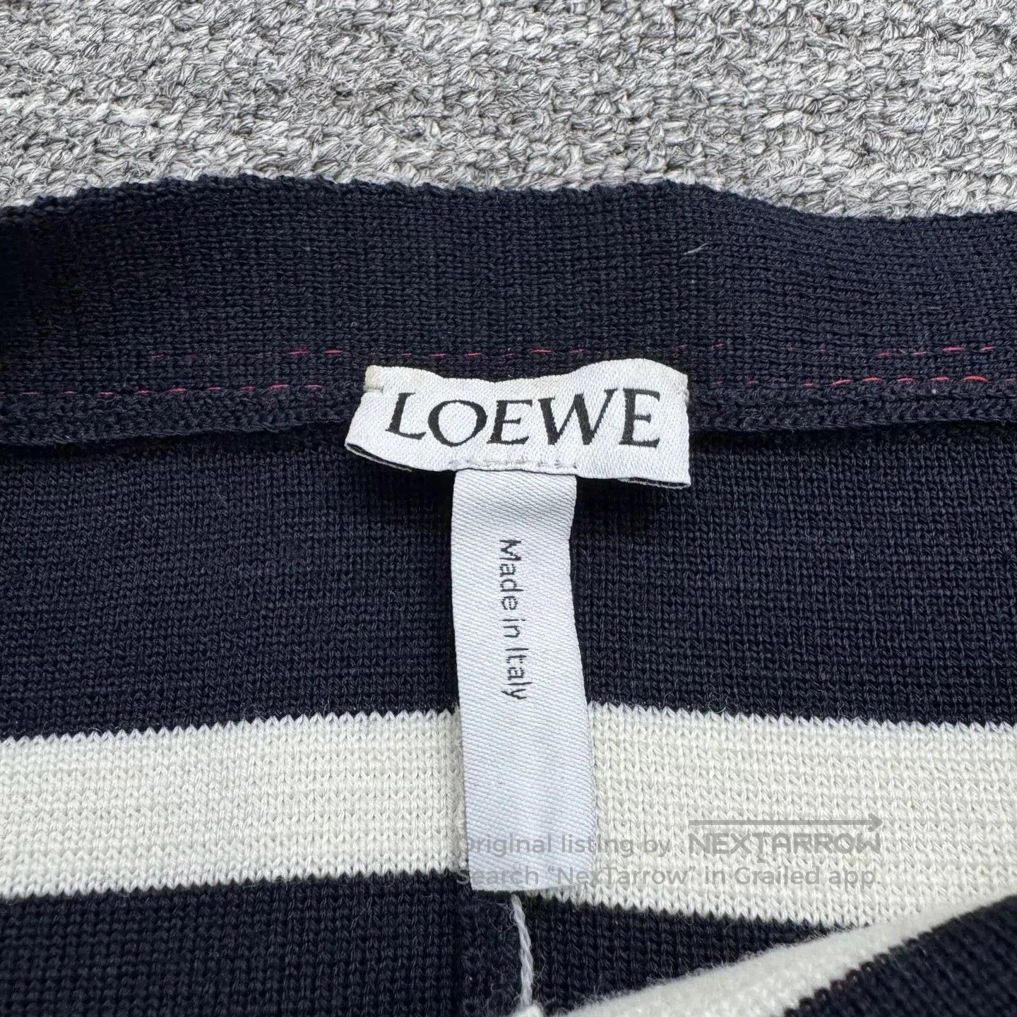 Loewe Loewe Embroidered Logo Off-Shoulder Knit. Size M / US 6-8 / IT 42-44 - 2 Thumbnail
