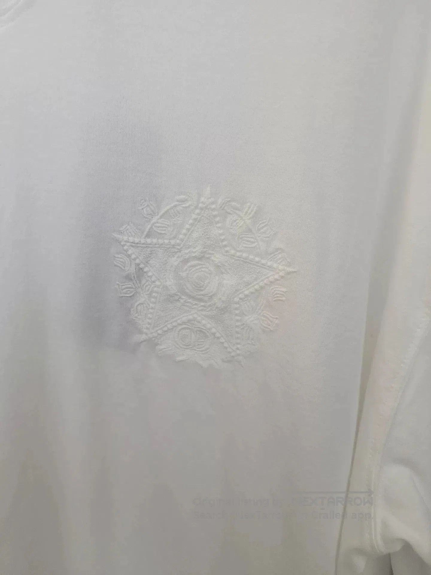 Dior White Embroidered Logo T. Size US XXL / EU 58 / 5 - 2 Thumbnail
