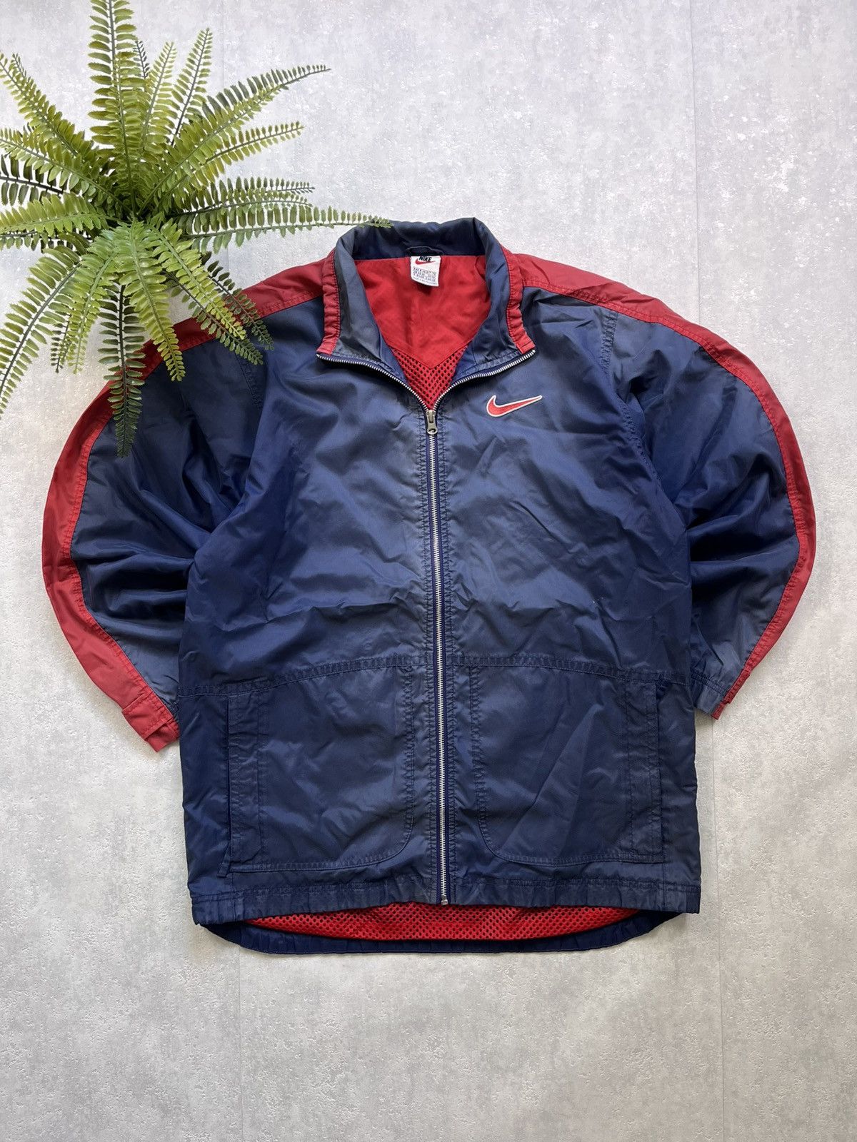 Nike 90’s NIKE RETRO BIG SWOOSH LOGO OVERSIZED TRACK JACKET Y2K Size US S / EU 44-46 / 1 - 2 Thumbnail