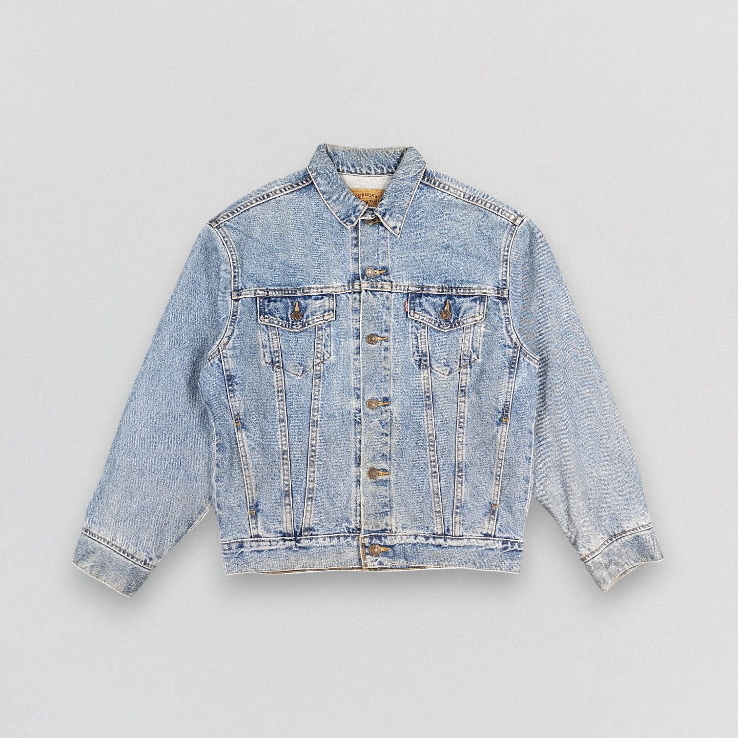 Stone Wash Vintage 90s Levis Denim Trucker Jacket