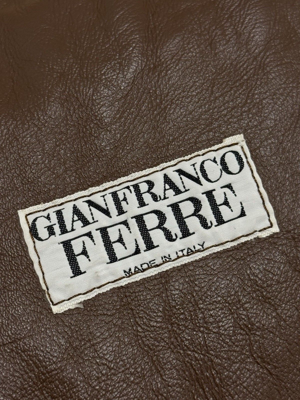 Gianfranco Ferre Gianfranco Ferre Vintage Jacket Leather Shearling Coat Size US L / EU 52-54 / 3 - 22 Thumbnail