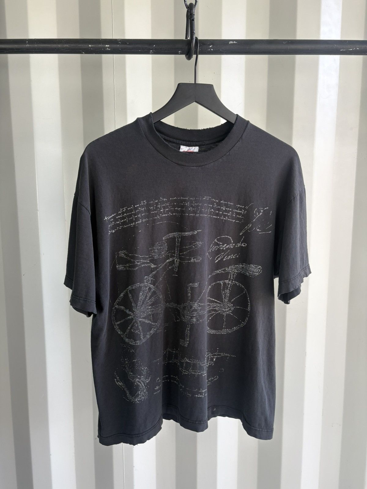 Vintage Vintage Da Vinci Shirt Distressed Faded Thrash Grunge Band Size US L / EU 52-54 / 3 - 1 Thumbnail