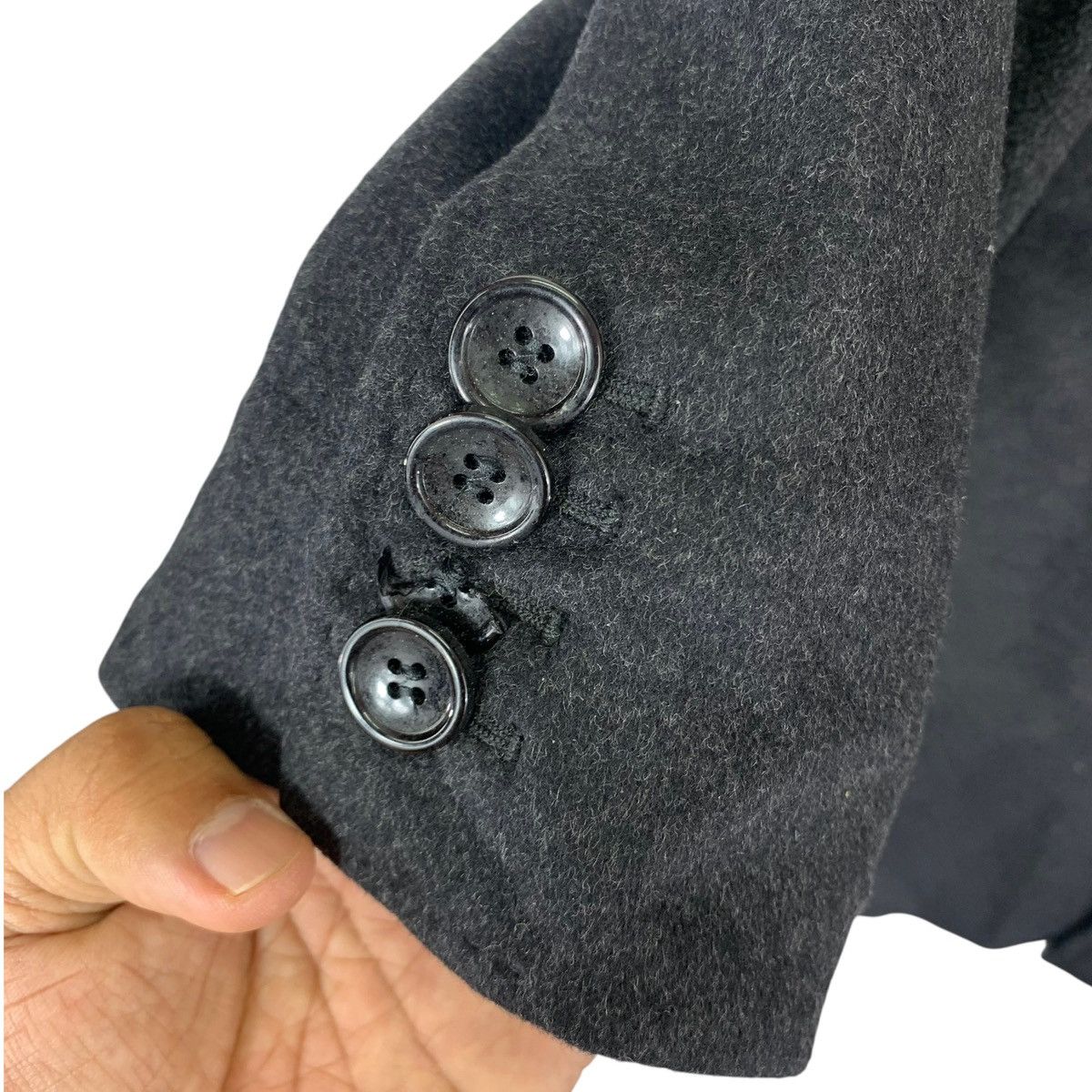 Dolce & Gabbana × Vintage DOLCE AND GABBANA OVERCOAT WOOL Size US L / EU 52-54 / 3 - 9 Thumbnail