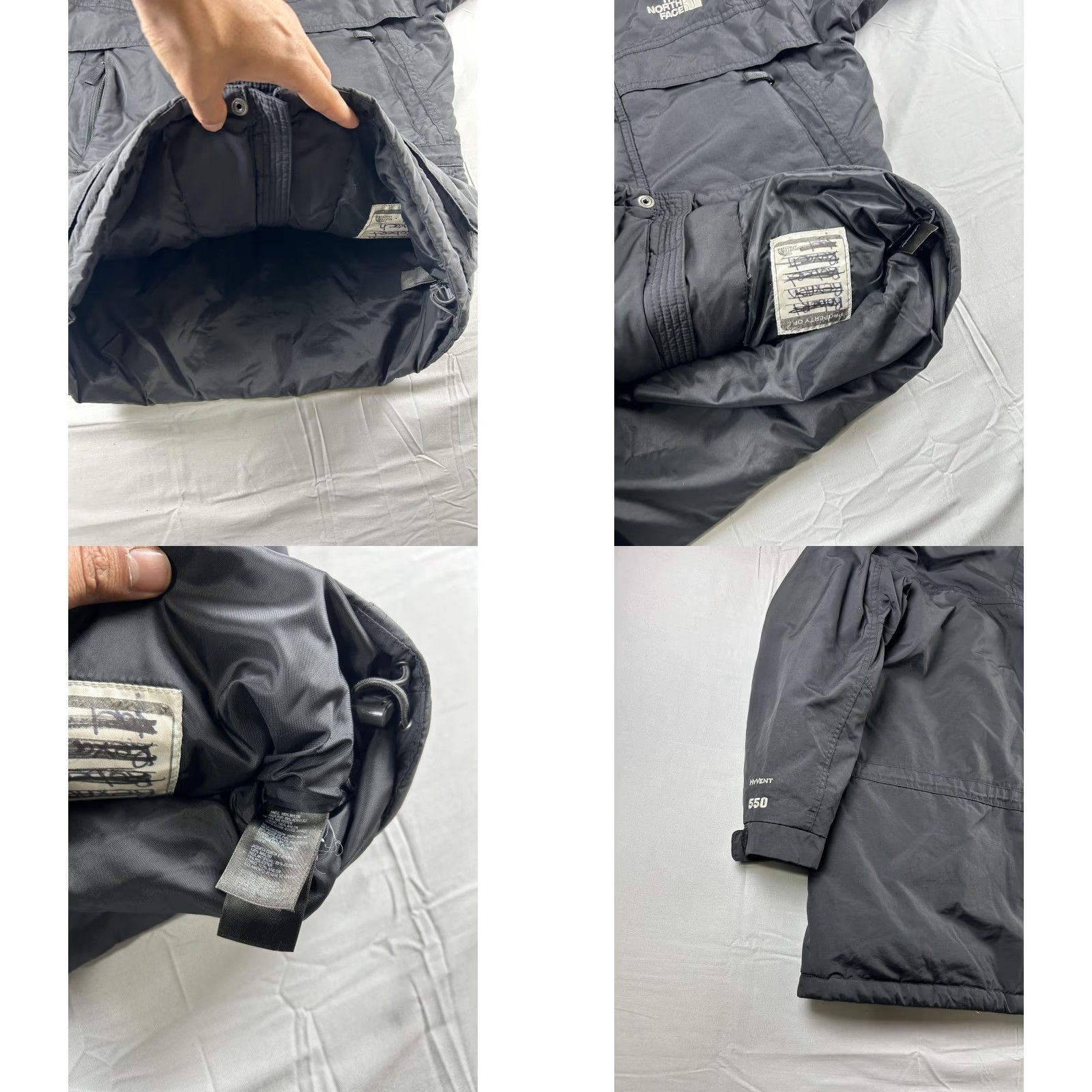 The North Face The North Face HyVent 550 Down Hooded Parka Mens Small Black Fur Trim Zip Pockets Coat Jacket Size US S / EU 44-46 / 1 - 8 Thumbnail