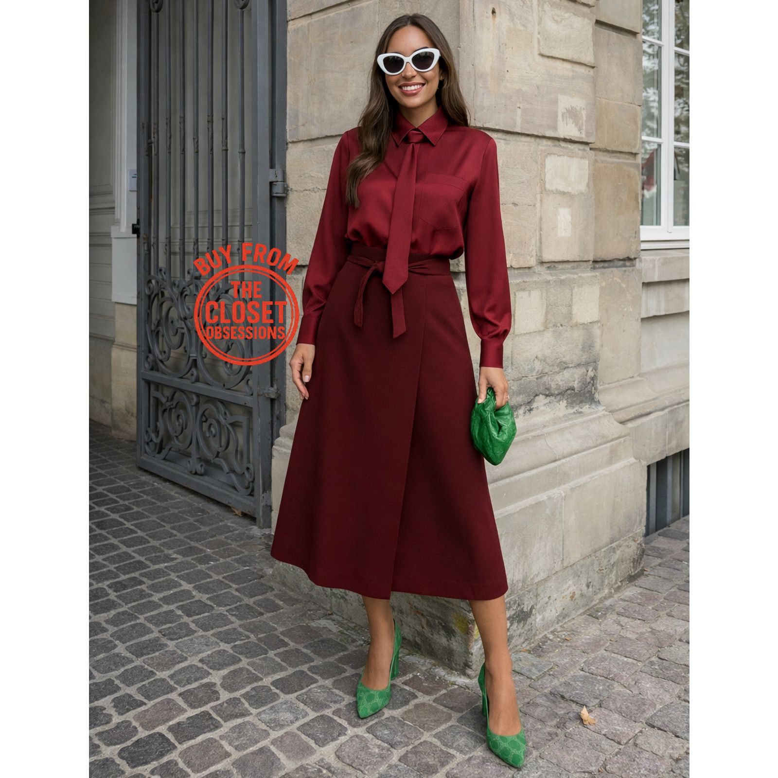 zara burgundy sequin dress Zara + Sequined Halter Neck Dress