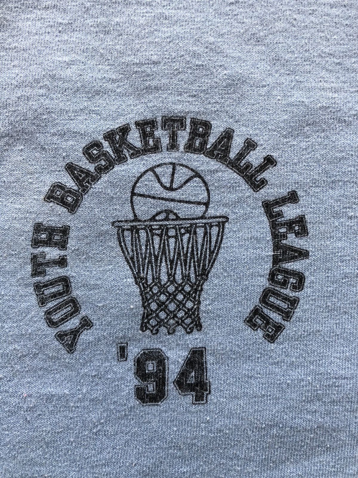 Fruit Of The Loom × Vintage 🔥Vintage 90s🔥Youth Basketball League #22 Tshirts Size US XL / EU 56 / 4 - 7 Thumbnail