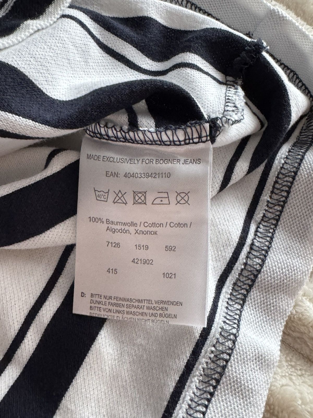 Bogner Vintage Bogner Jeans Rugby Polo Tshirt Size US M / EU 48-50 / 2 - 8 Thumbnail