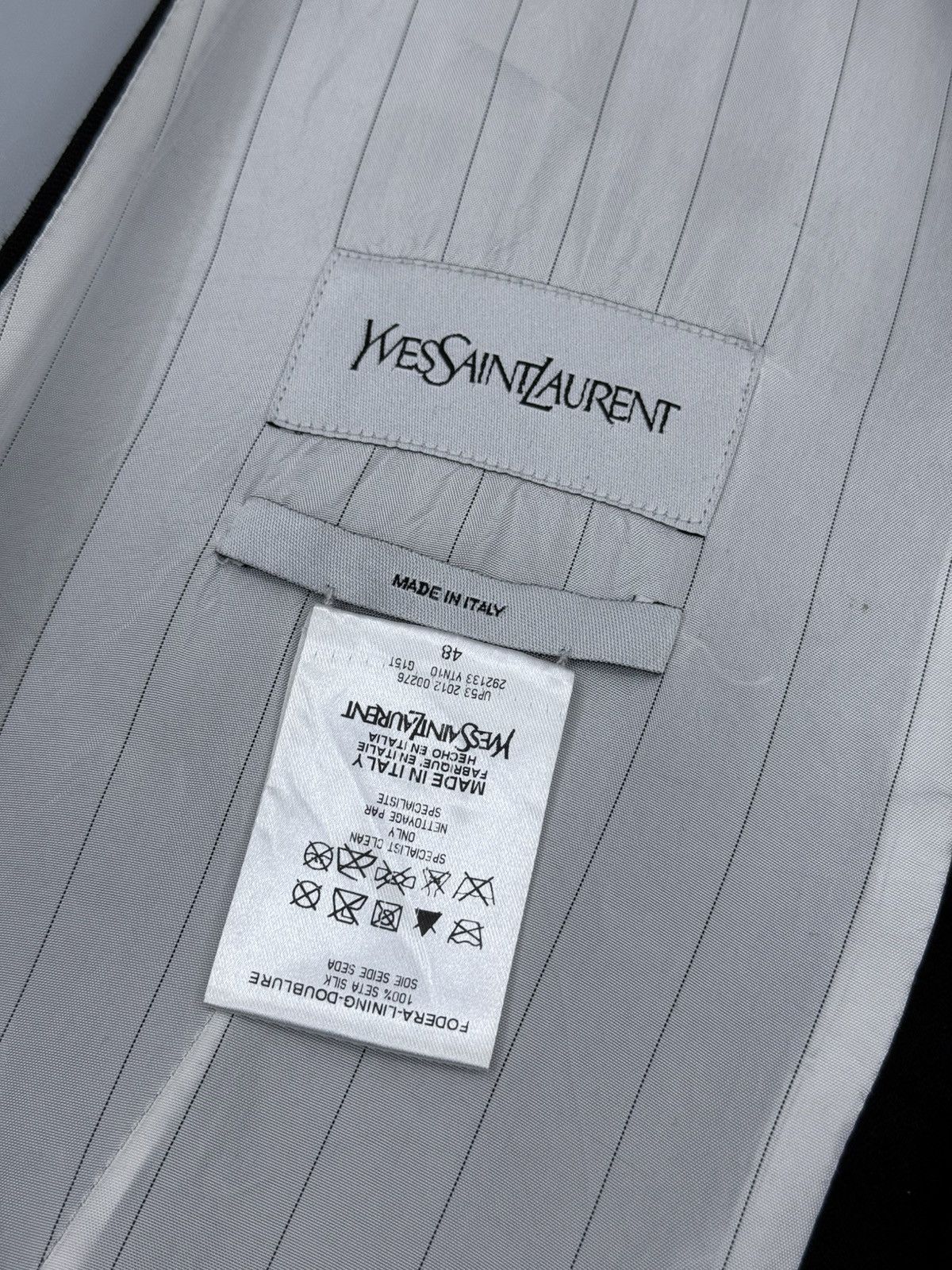 Yves Saint Laurent Yves Saint Laurent YSL Wool Leather Backless Vest Size XL / US 12-14 / IT 48-50 - 9 Thumbnail