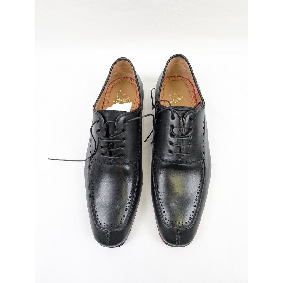 Christian Louboutin o1rshd1 Calf Flat Shoes in Black Size US 8 / EU 41 - 17 Thumbnail