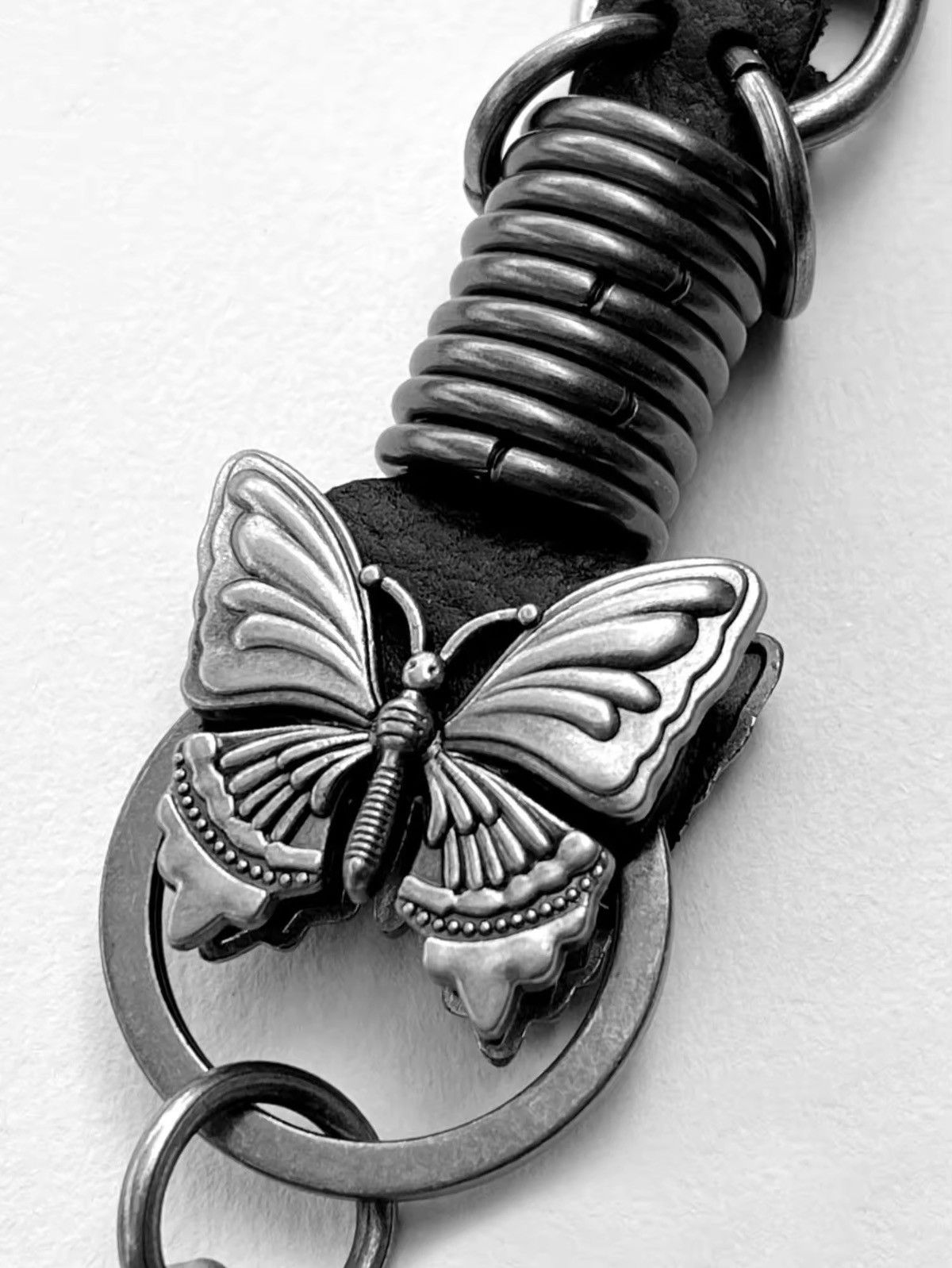 Vintage Retro Layers Chain Metal Butterfly Wallet Pant Chain Size ONE SIZE - 6 Thumbnail