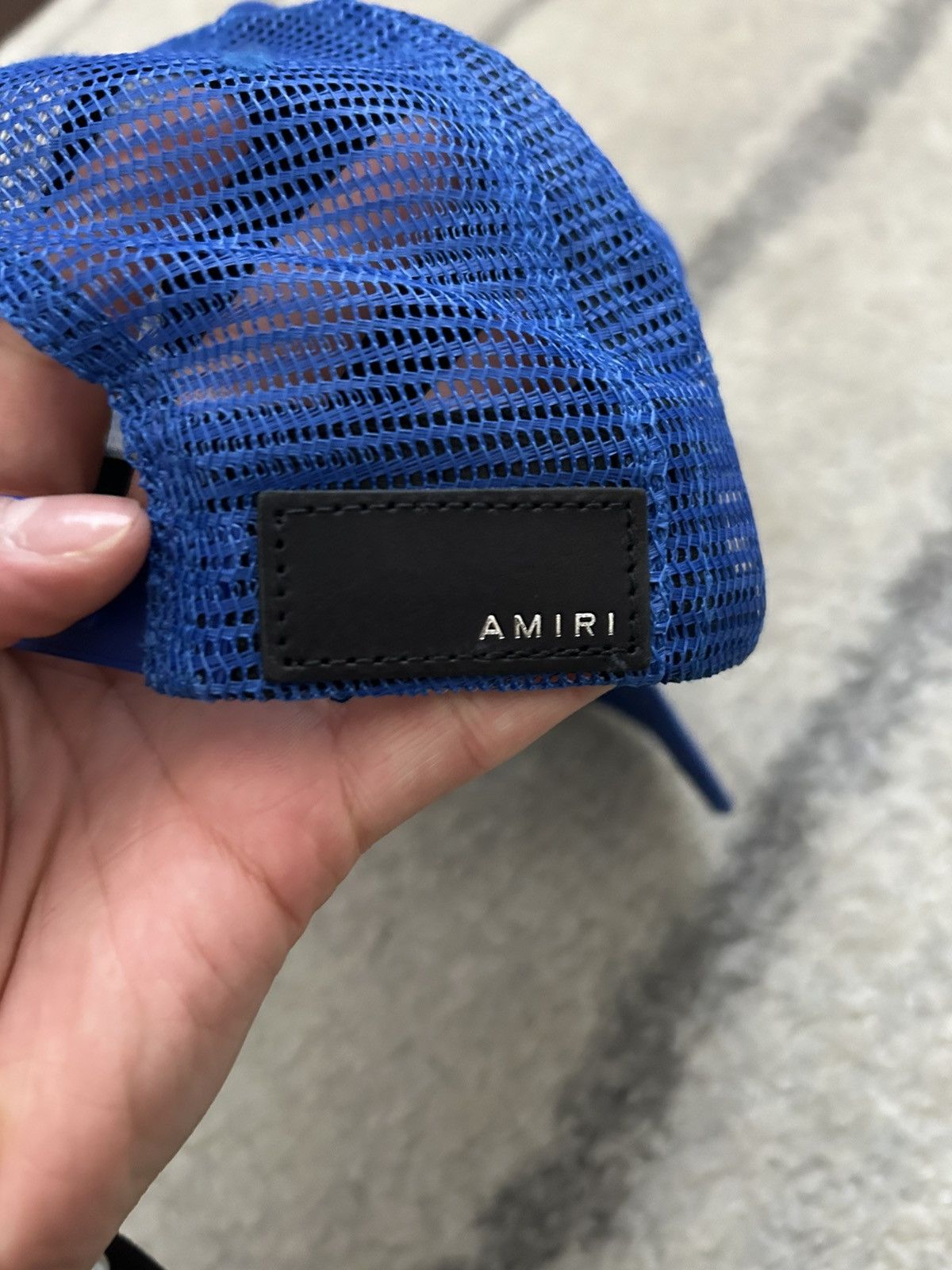 Amiri Amiri Paint Splatter Trucker Blue Size ONE SIZE - 4 Thumbnail