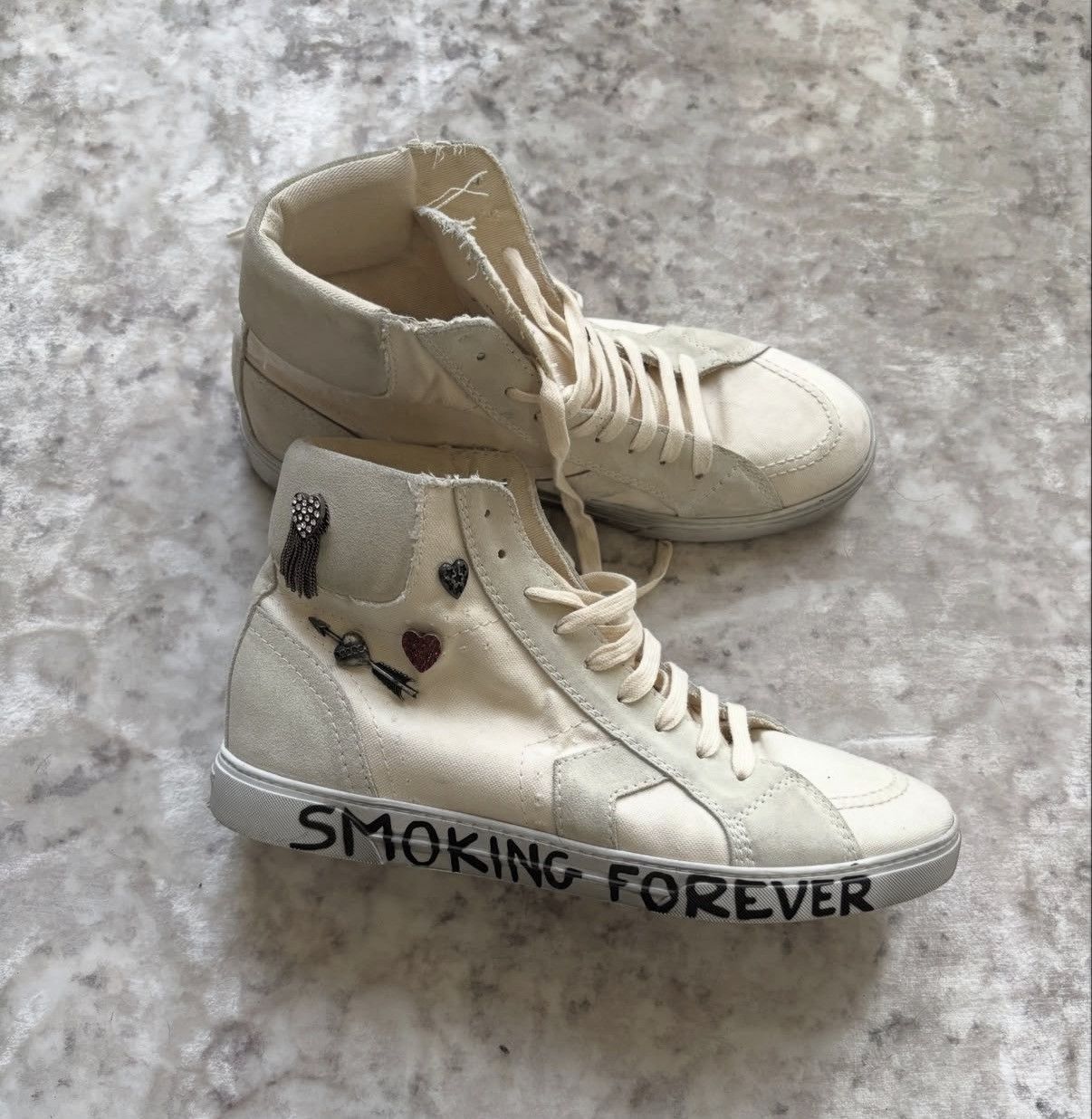 Hedi Slimane slp “smoking forever” amazing con Size US 10 / EU 43 - 2 Thumbnail