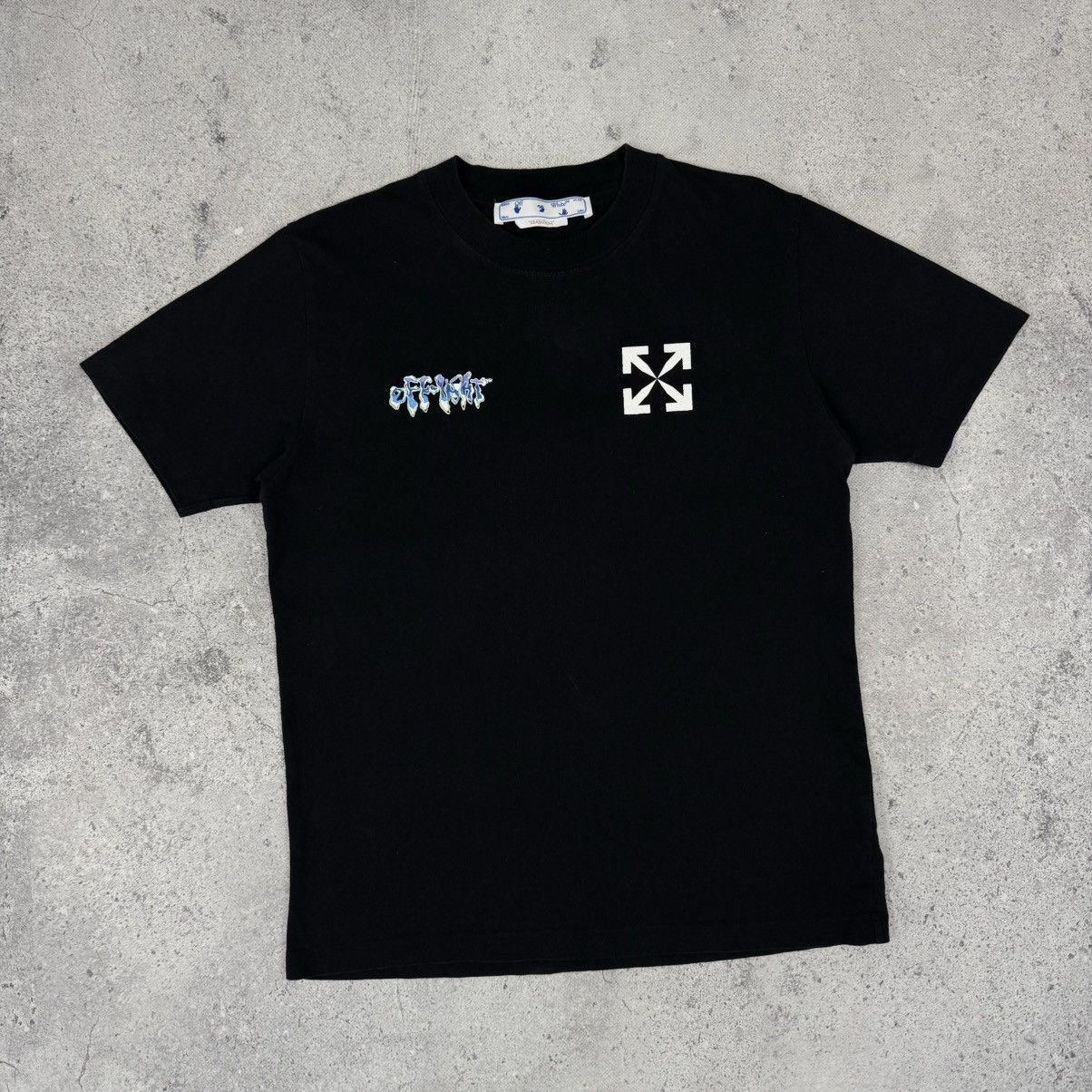 Off-White Rare Off White 90s Liquid T Shirt Size US M / EU 48-50 / 2 - 5 Thumbnail