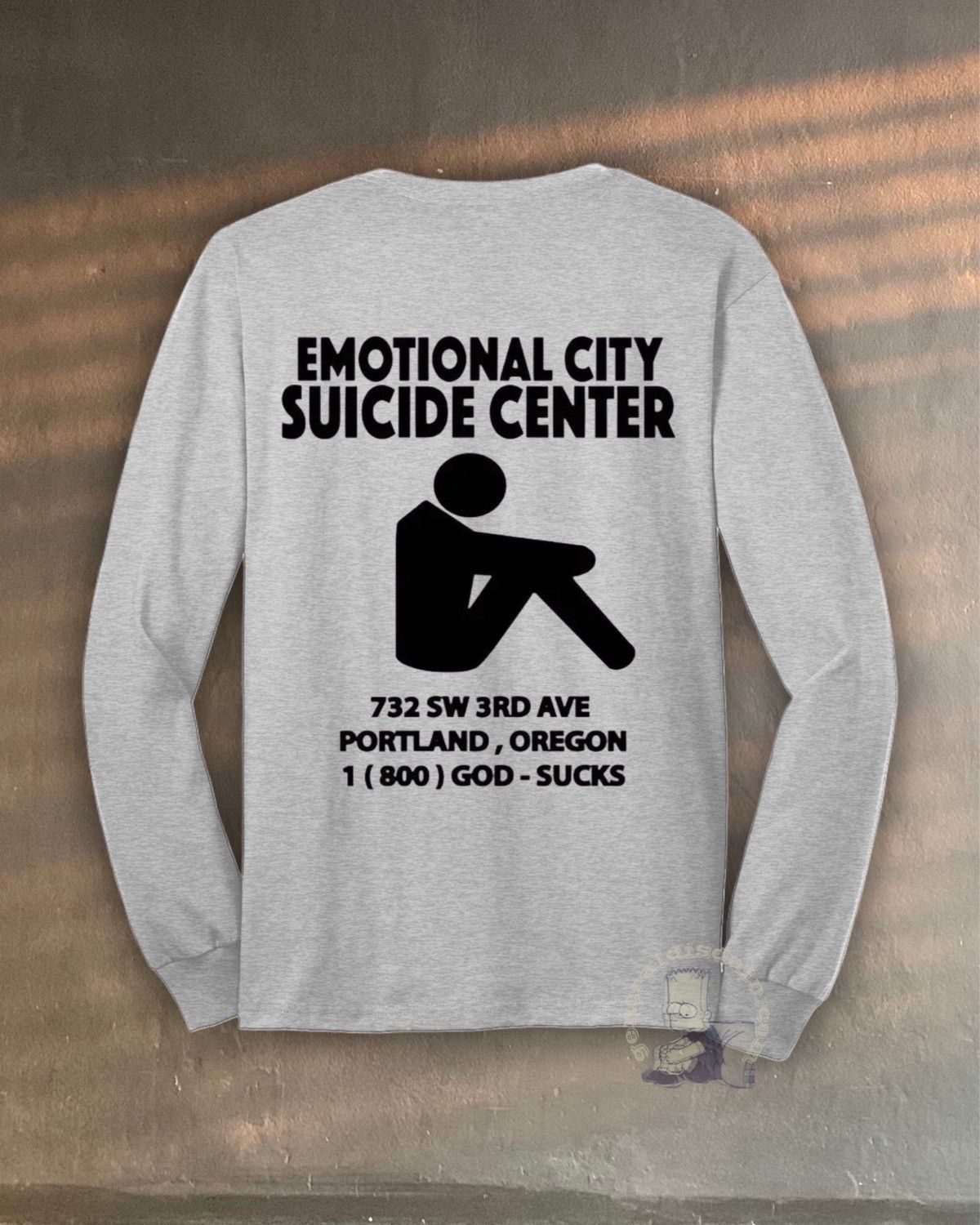 Lxrdknows LXRDKNOWS emotional city suicide hotline OG long sleeve tee Size US S / EU 44-46 / 1 - 4 Thumbnail
