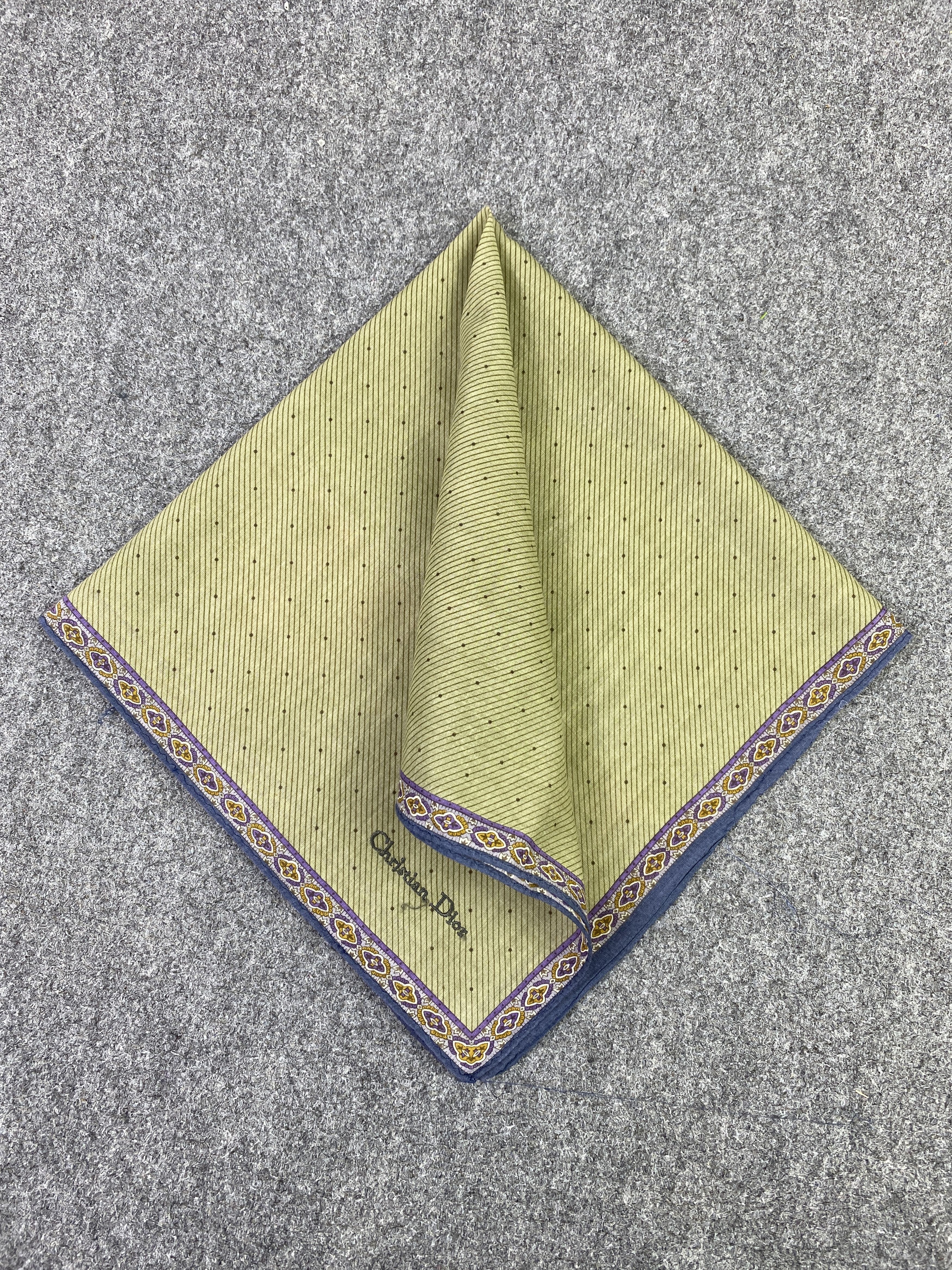 Dior Vintage Dior Handkerchief / Neckerchief KT0178 Size ONE SIZE - 3 Thumbnail